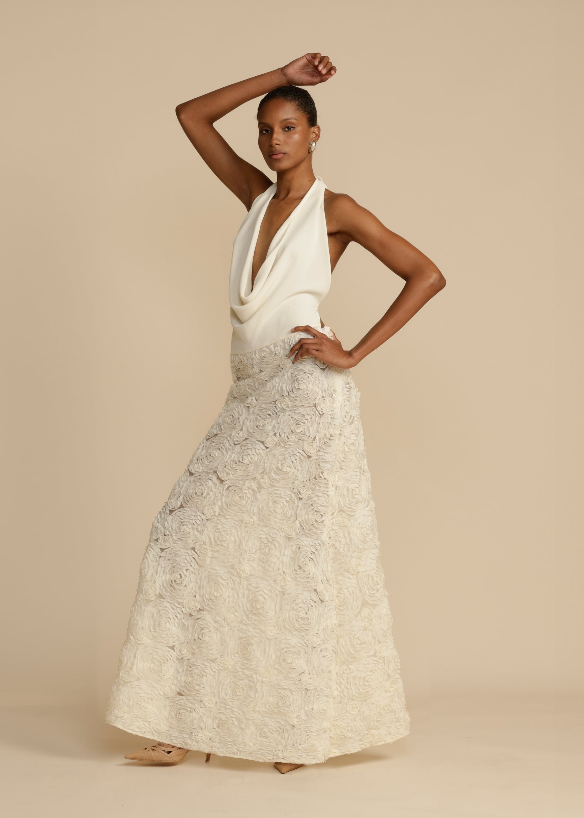 ADRIANA DRESS IVORY