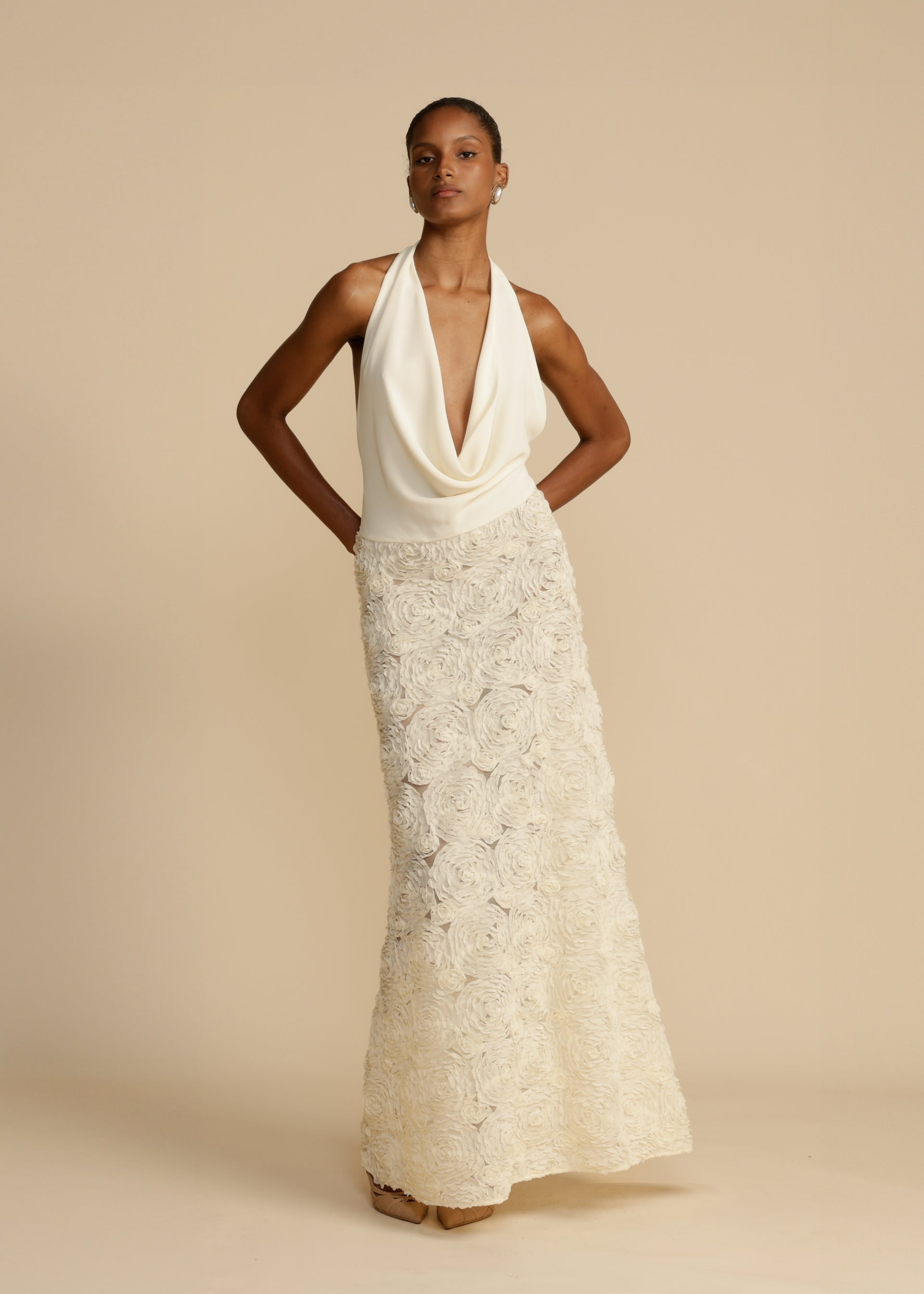 ADRIANA DRESS IVORY