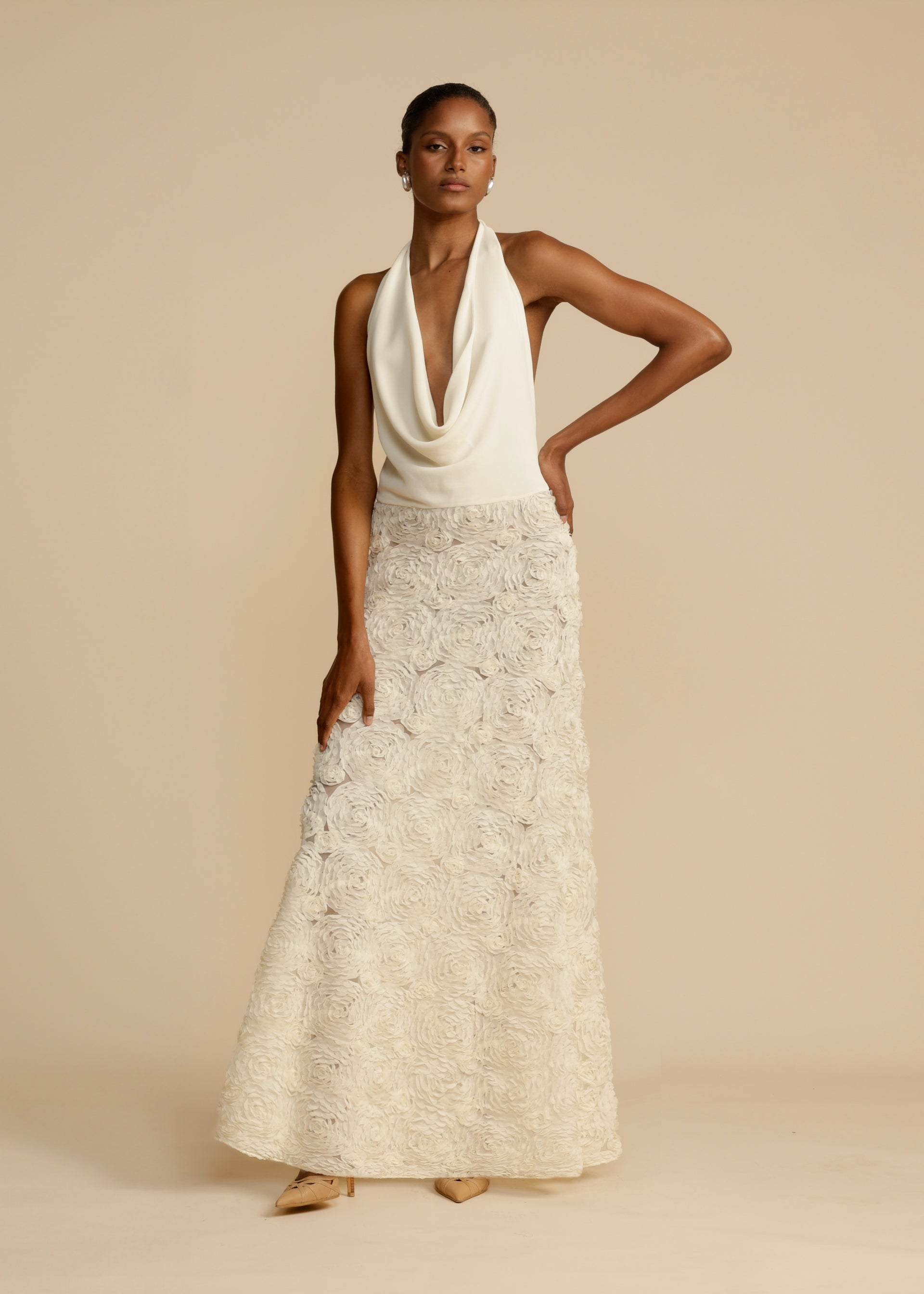 ADRIANA DRESS IVORY