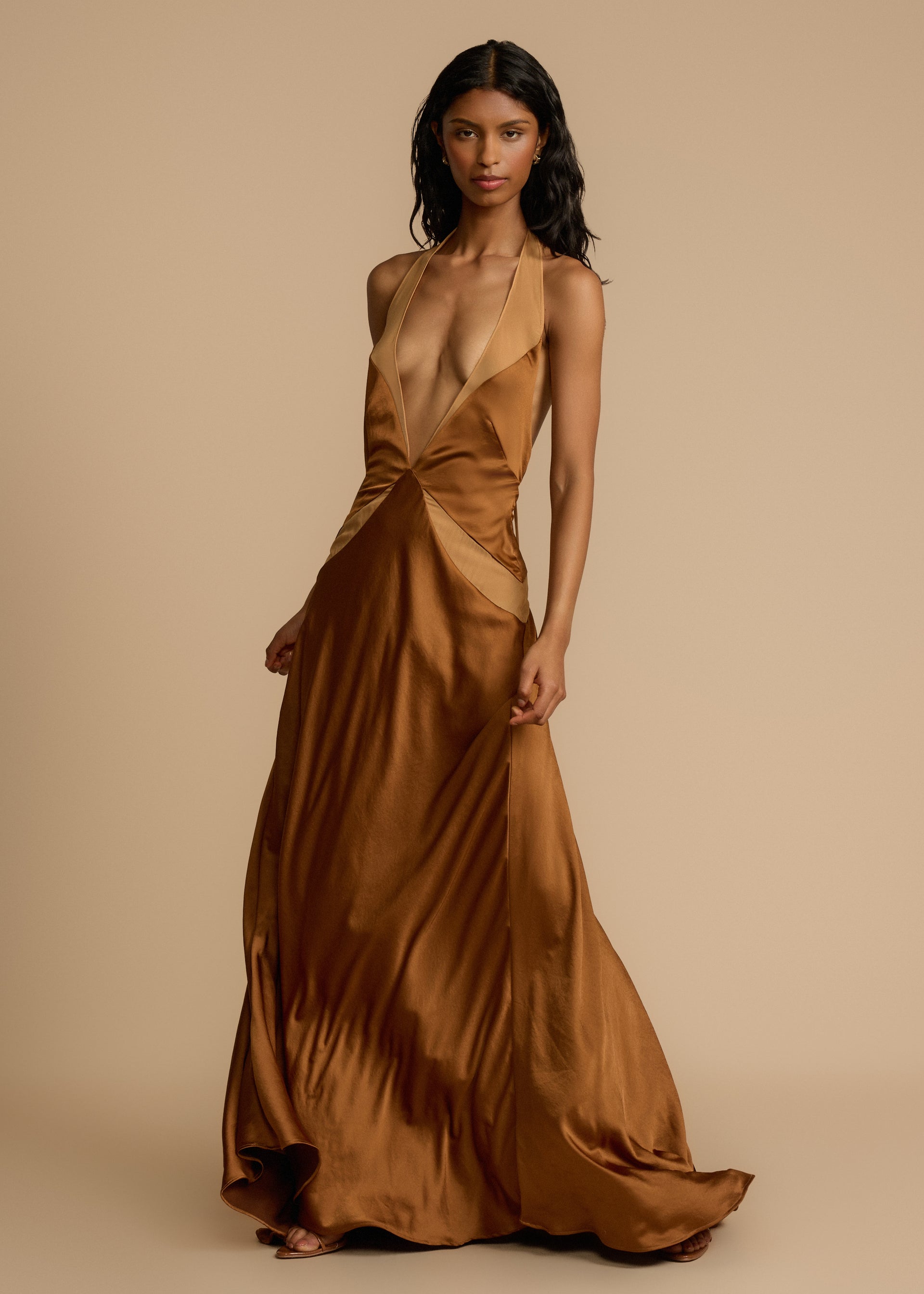 DEVORA DRESS TOFFEE