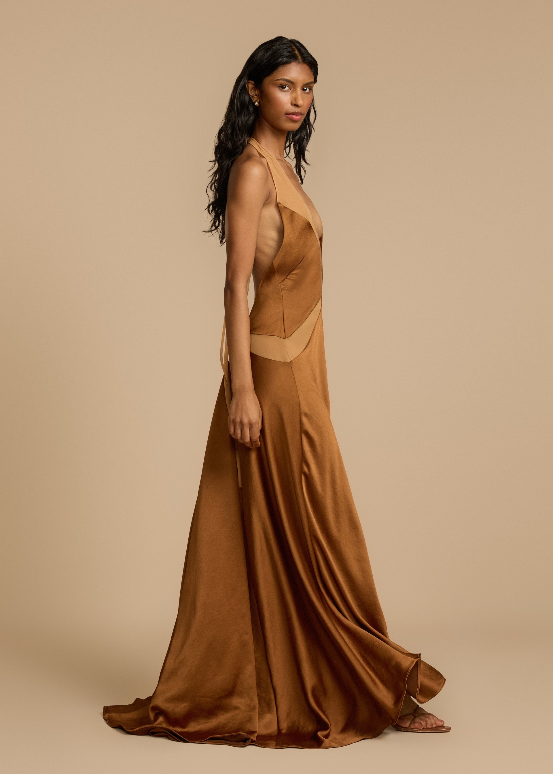 DEVORA DRESS TOFFEE