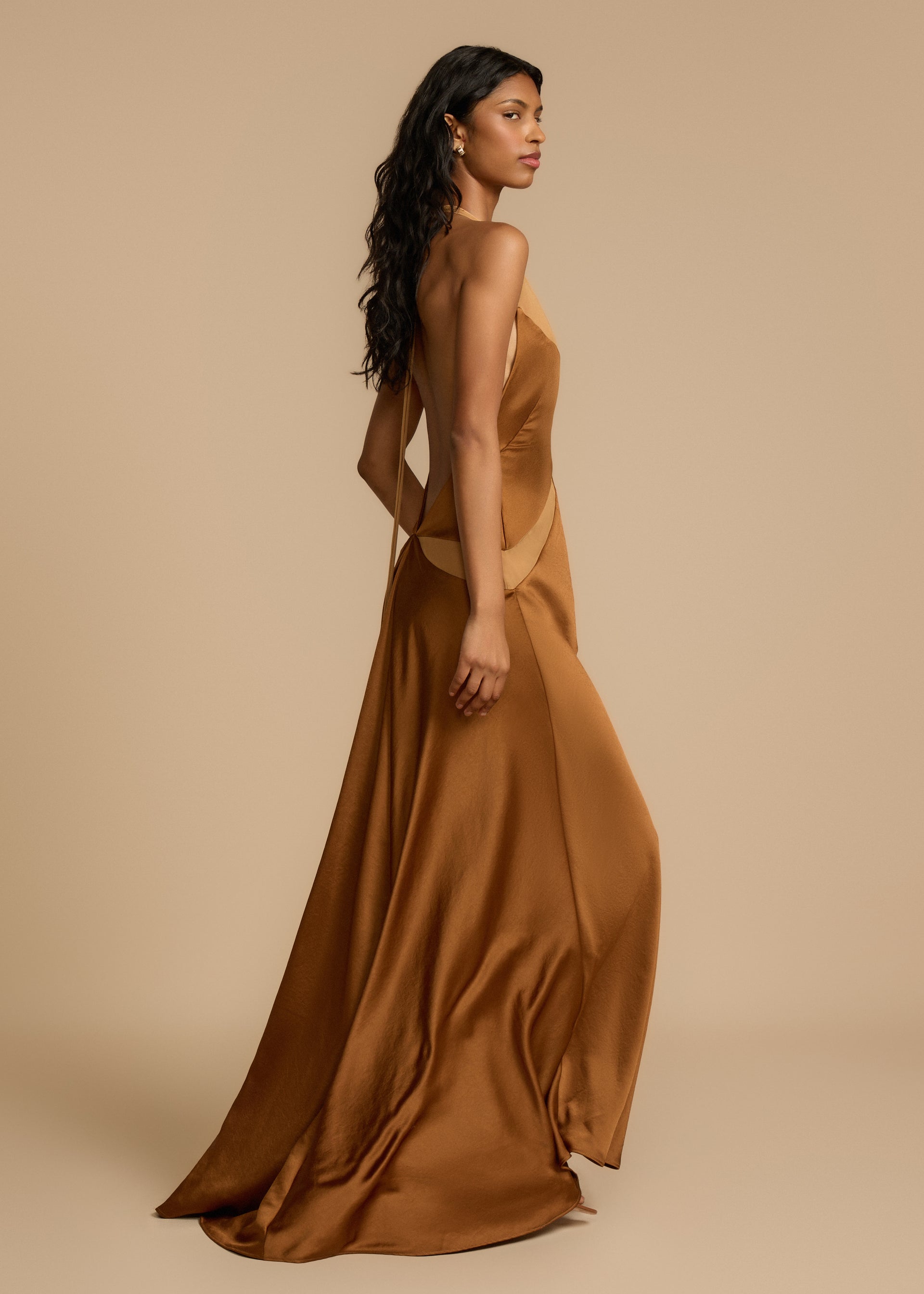 DEVORA DRESS TOFFEE