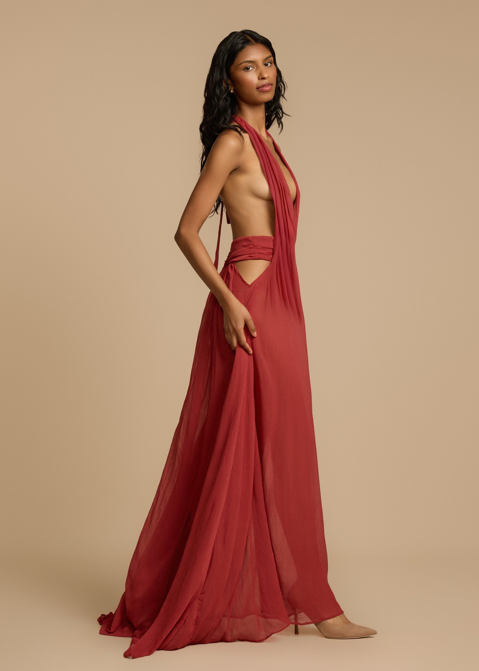 FLORENCE DRESS RED