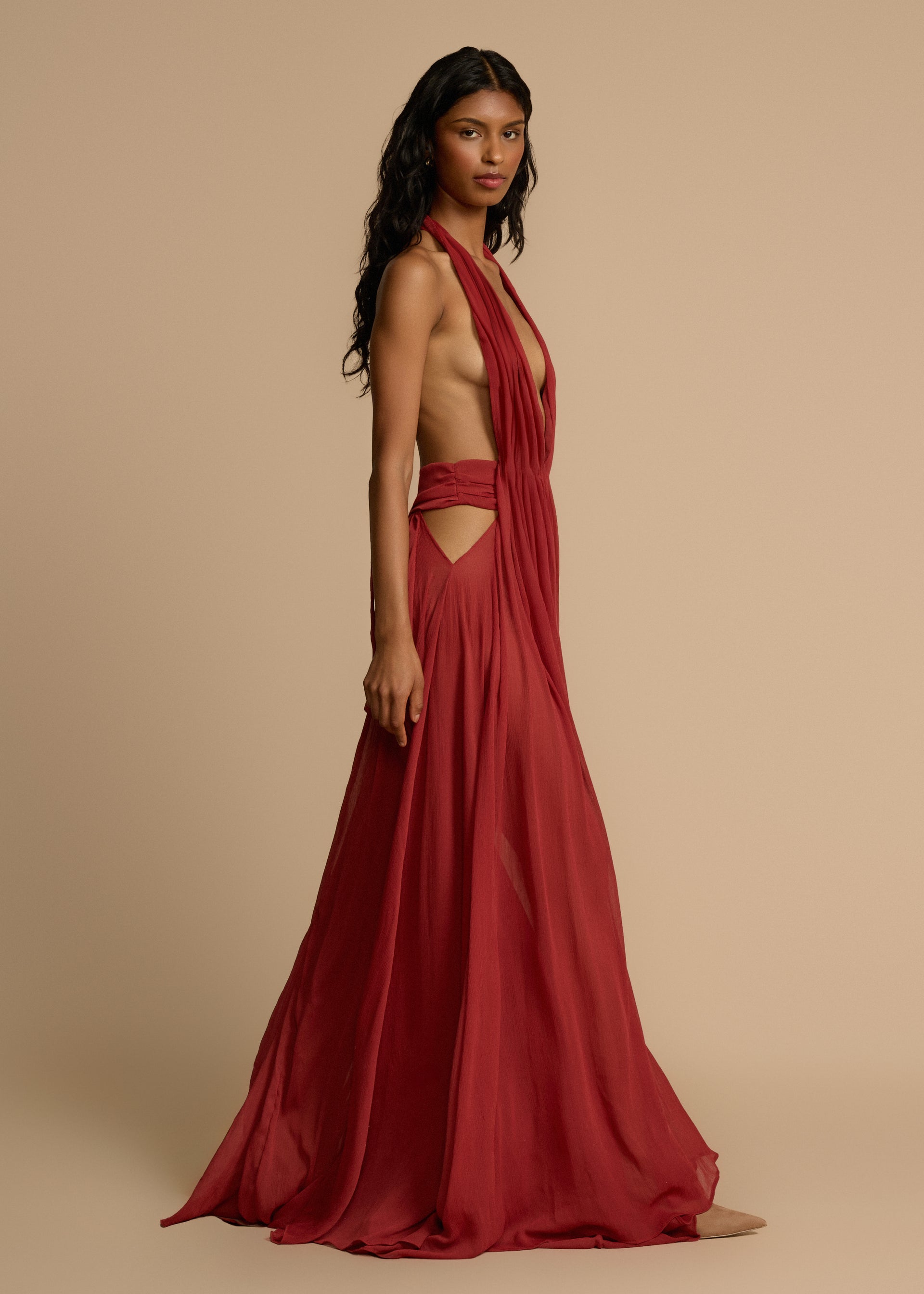FLORENCE DRESS RED