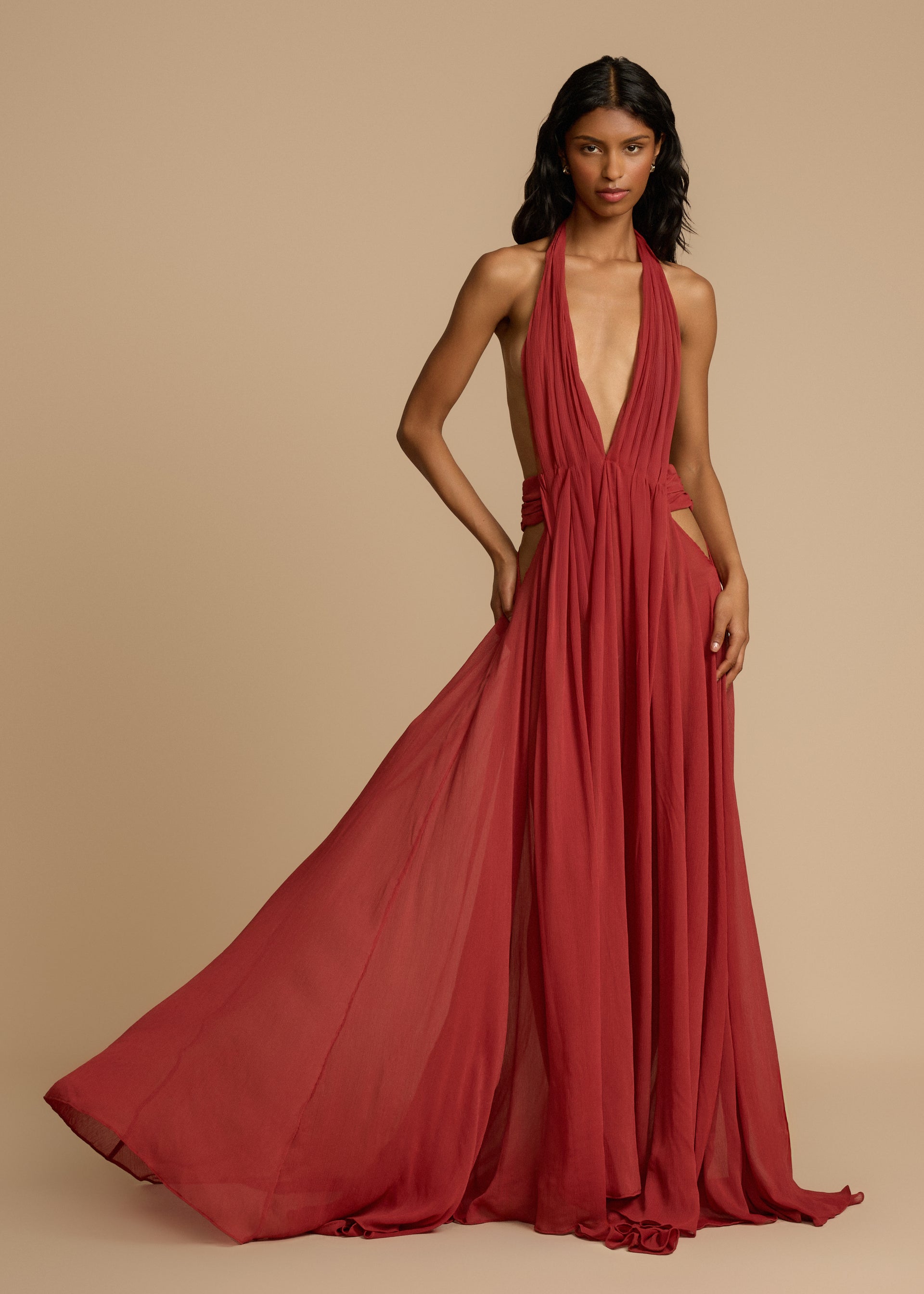FLORENCE DRESS RED