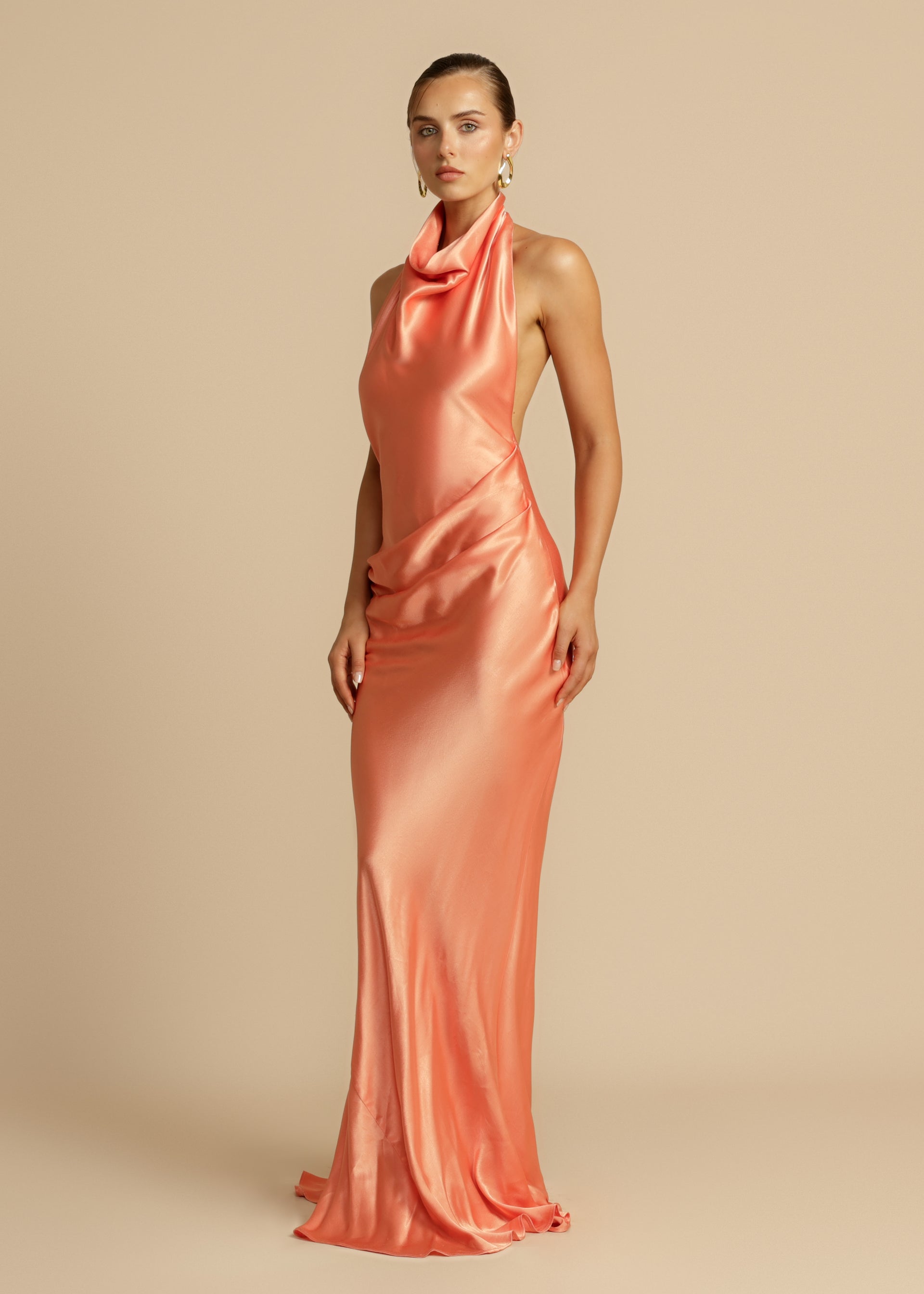 GAIA DRESS PAPAYA