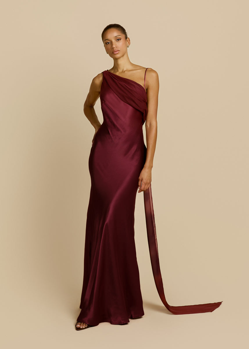 arcina ori dresses HELENA DRESS PLUM – Case Pieces:Dresser, Mirror & 2 Nightstands Allison Faux Leather Corset Swatch:#c7dae9 Paloma exudes sophistication from