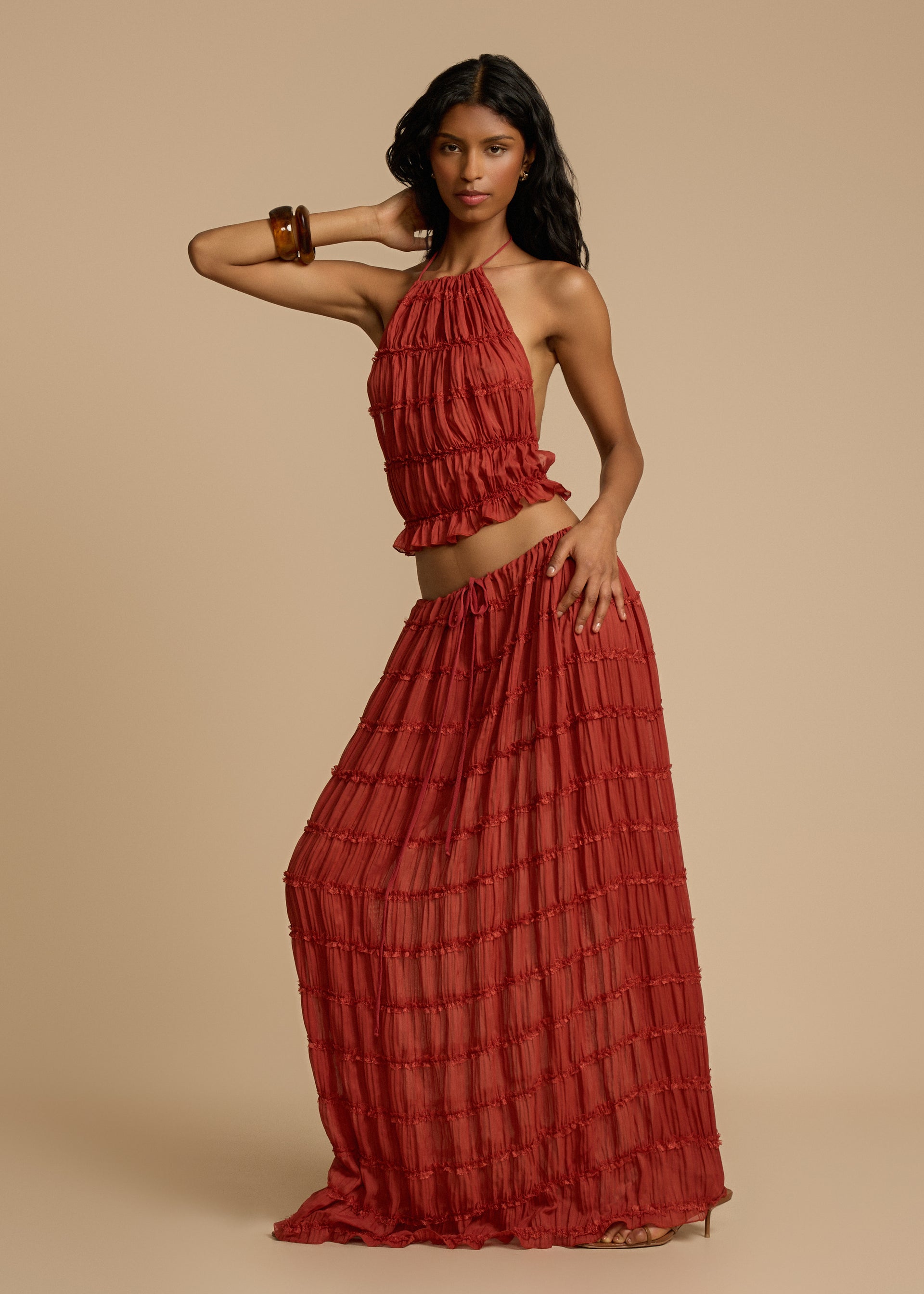 JULIETTE SKIRT RED