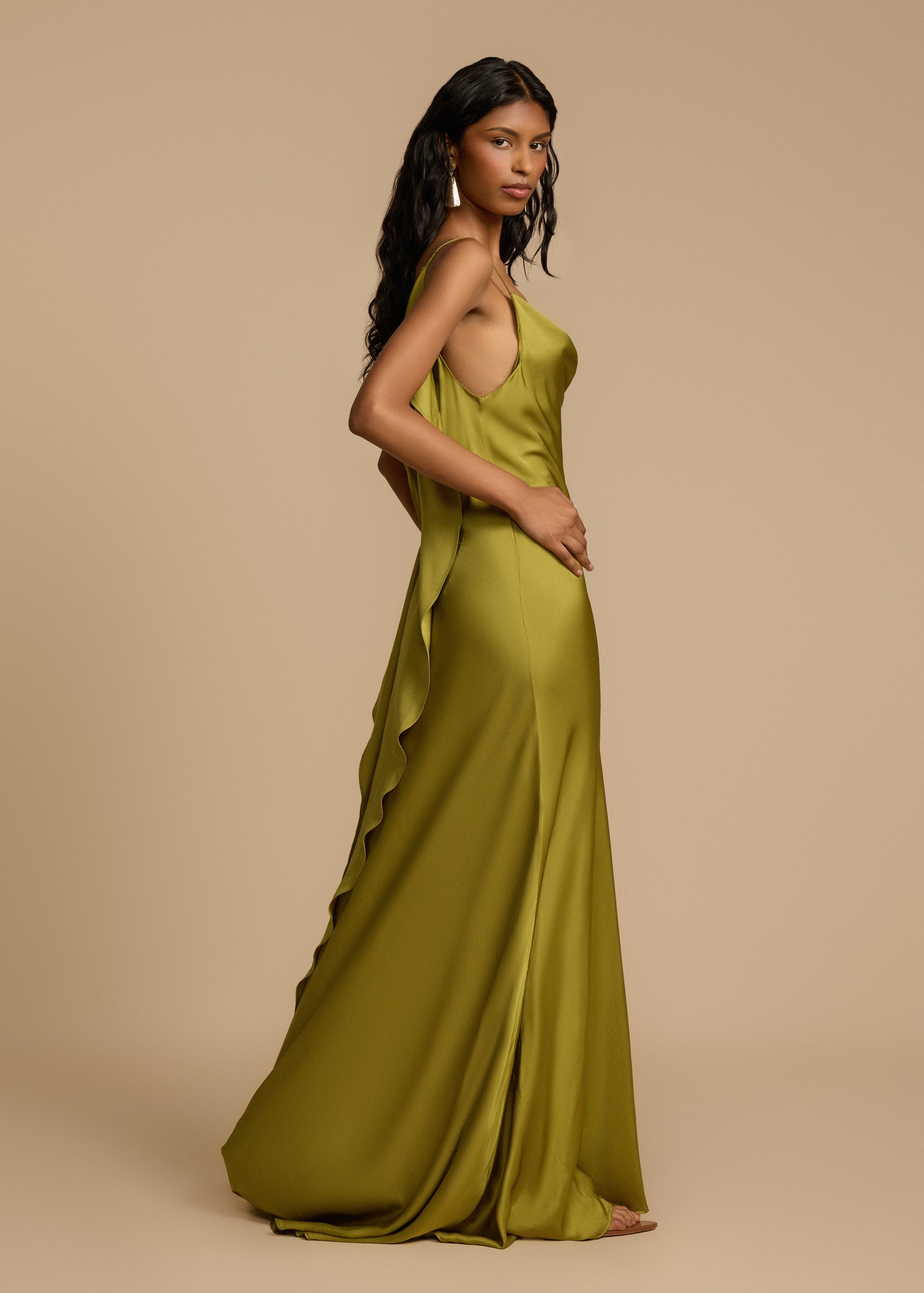 ODESSA DRESS PISTACHIO