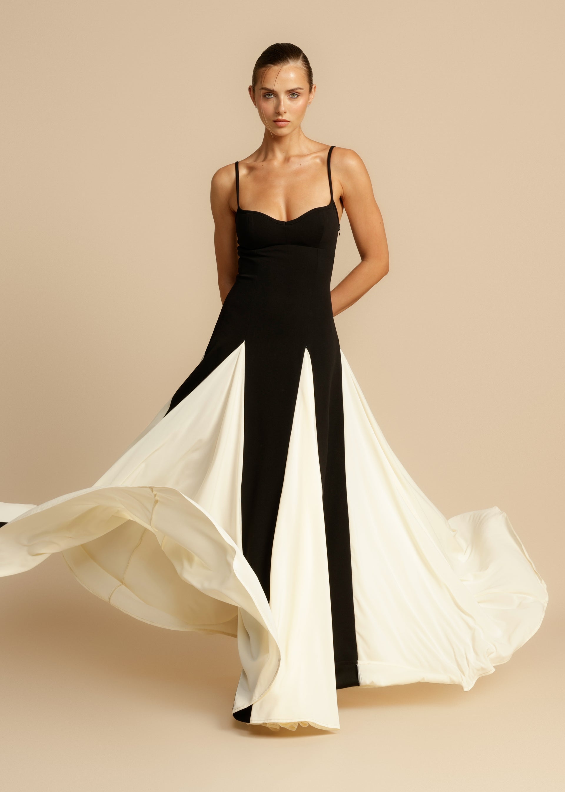 PRE ORDER - PALOMA DRESS B&W