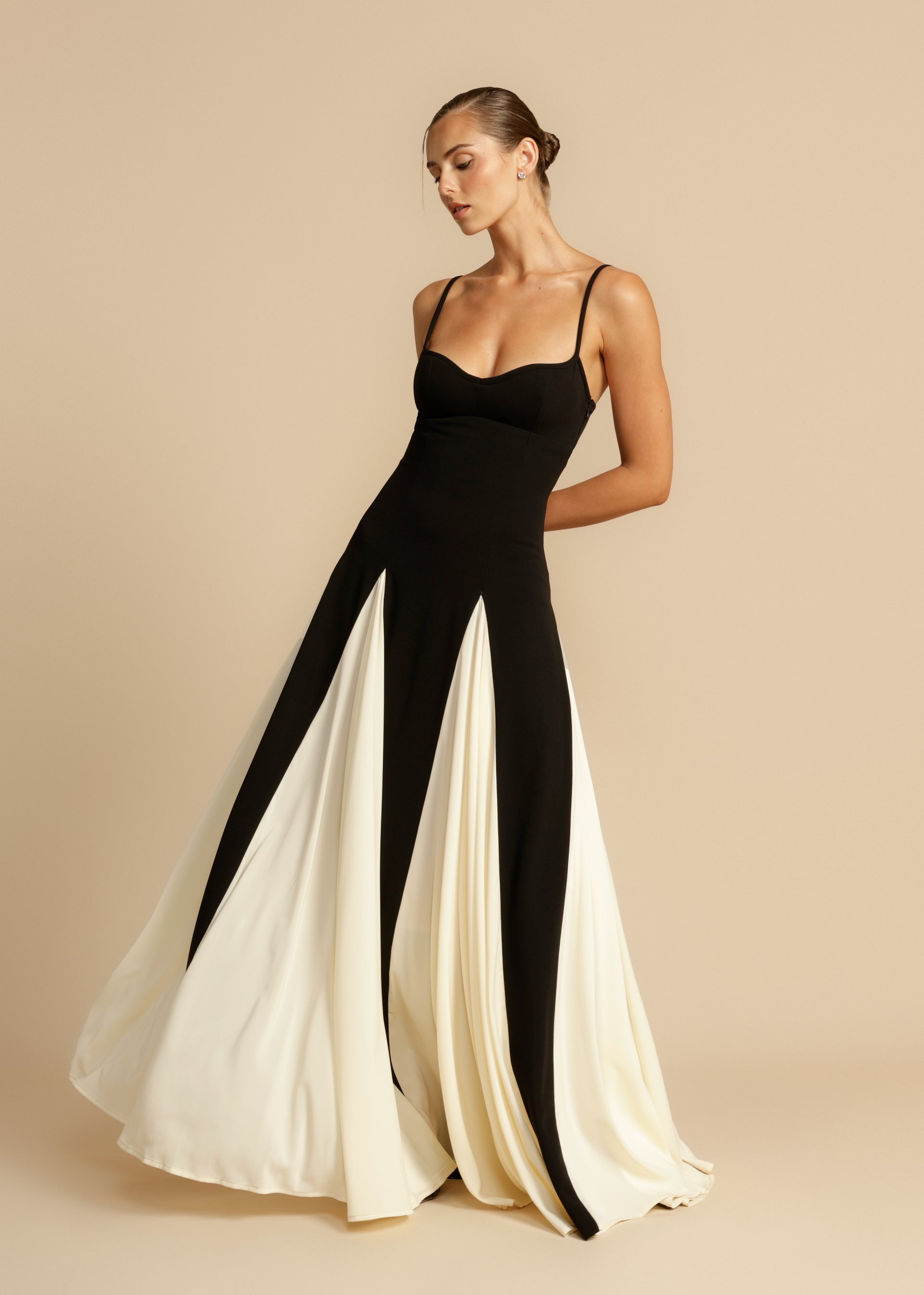 PRE ORDER - PALOMA DRESS B&W