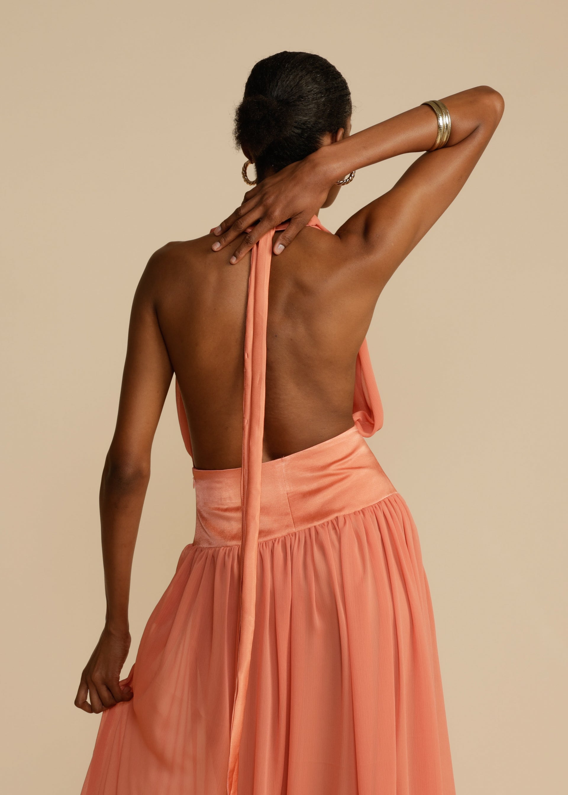 SERENA DRESS CORAL