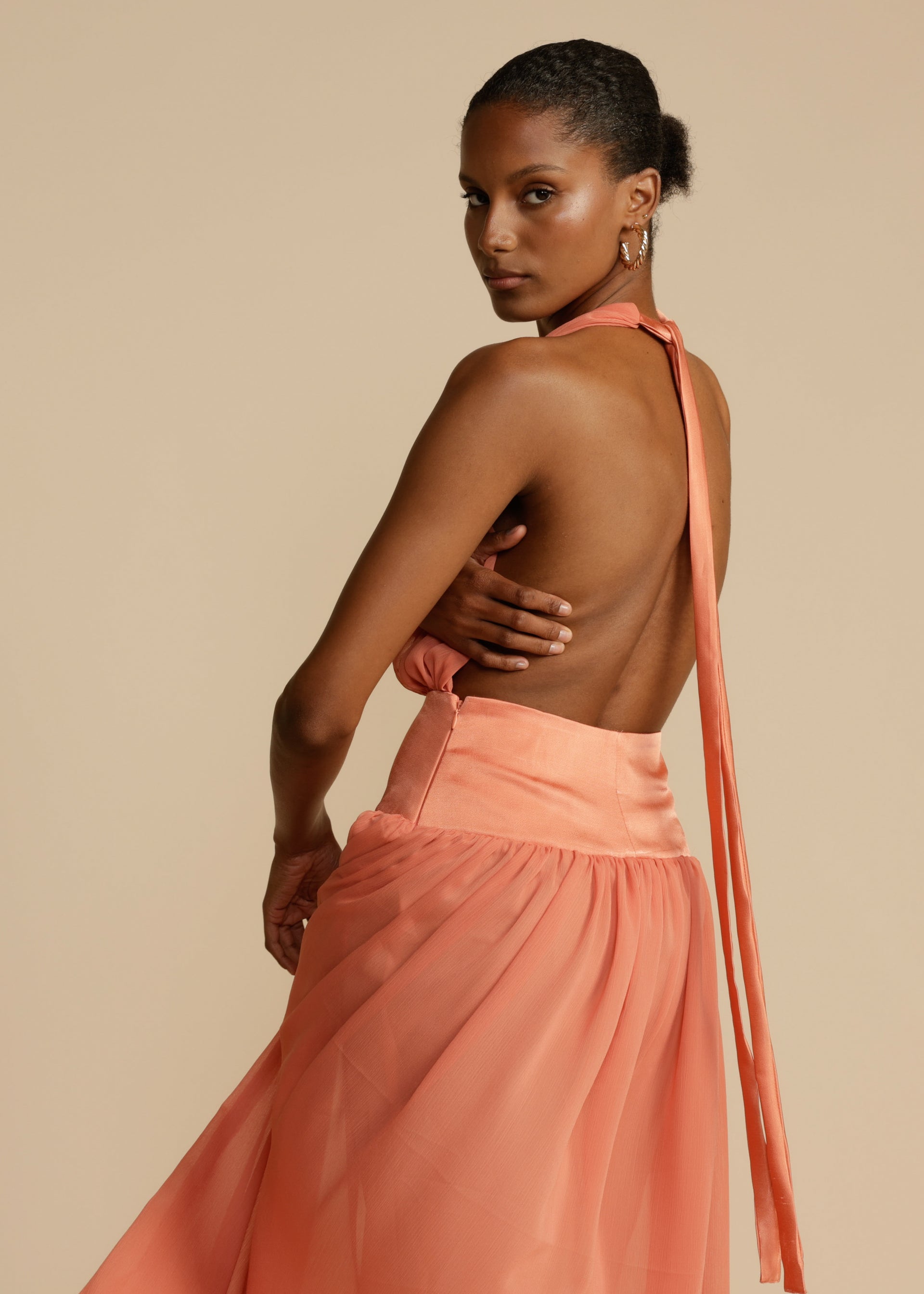 SERENA DRESS CORAL