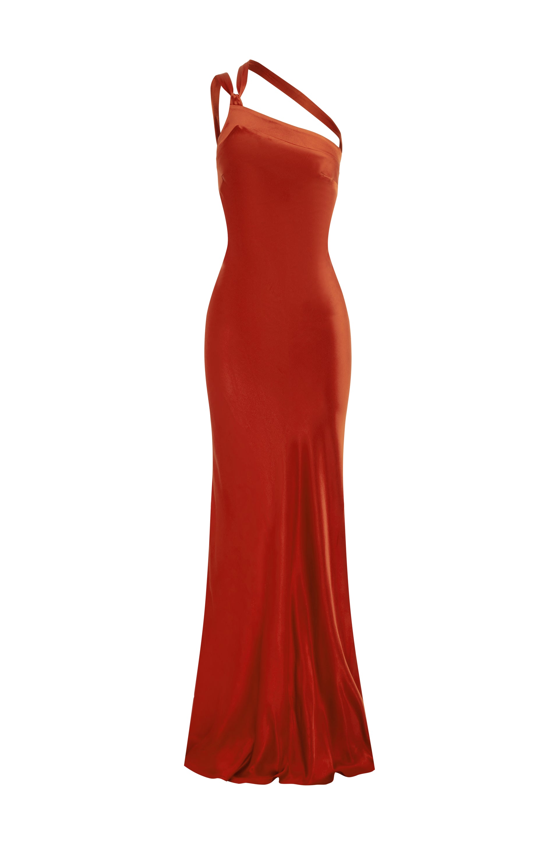 MONIQUE DRESS RUST