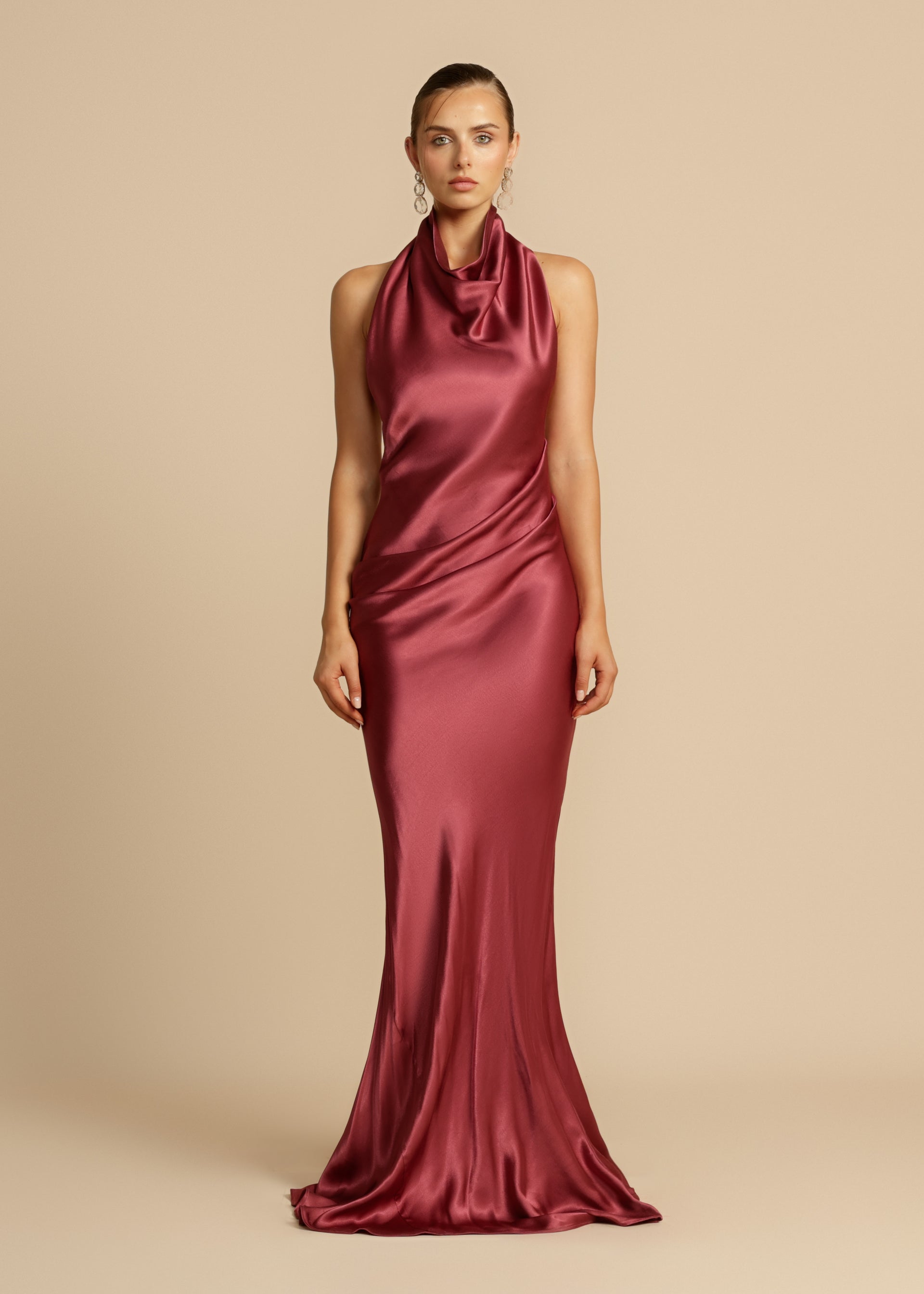 GAIA DRESS PLUM