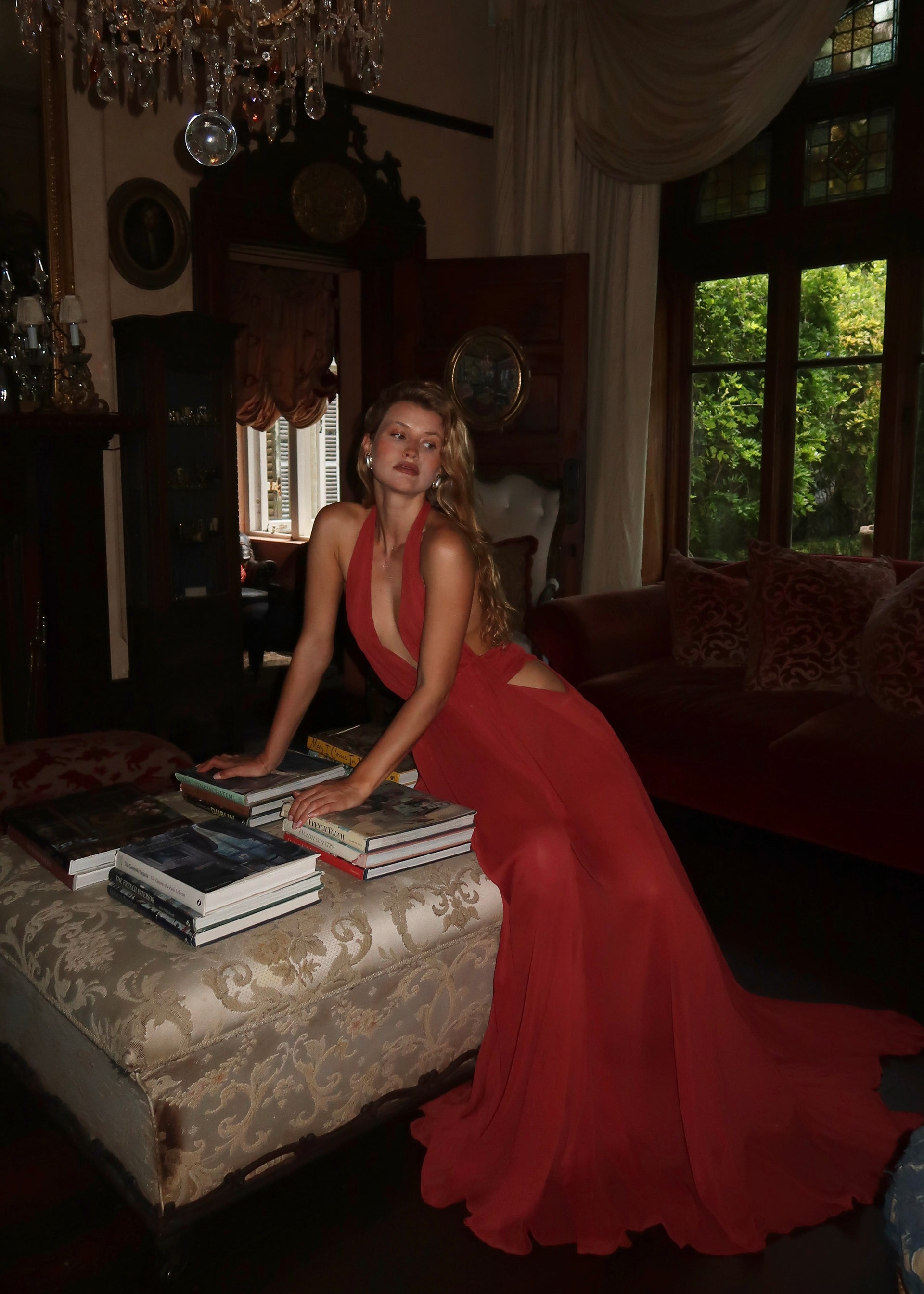 FLORENCE DRESS RED