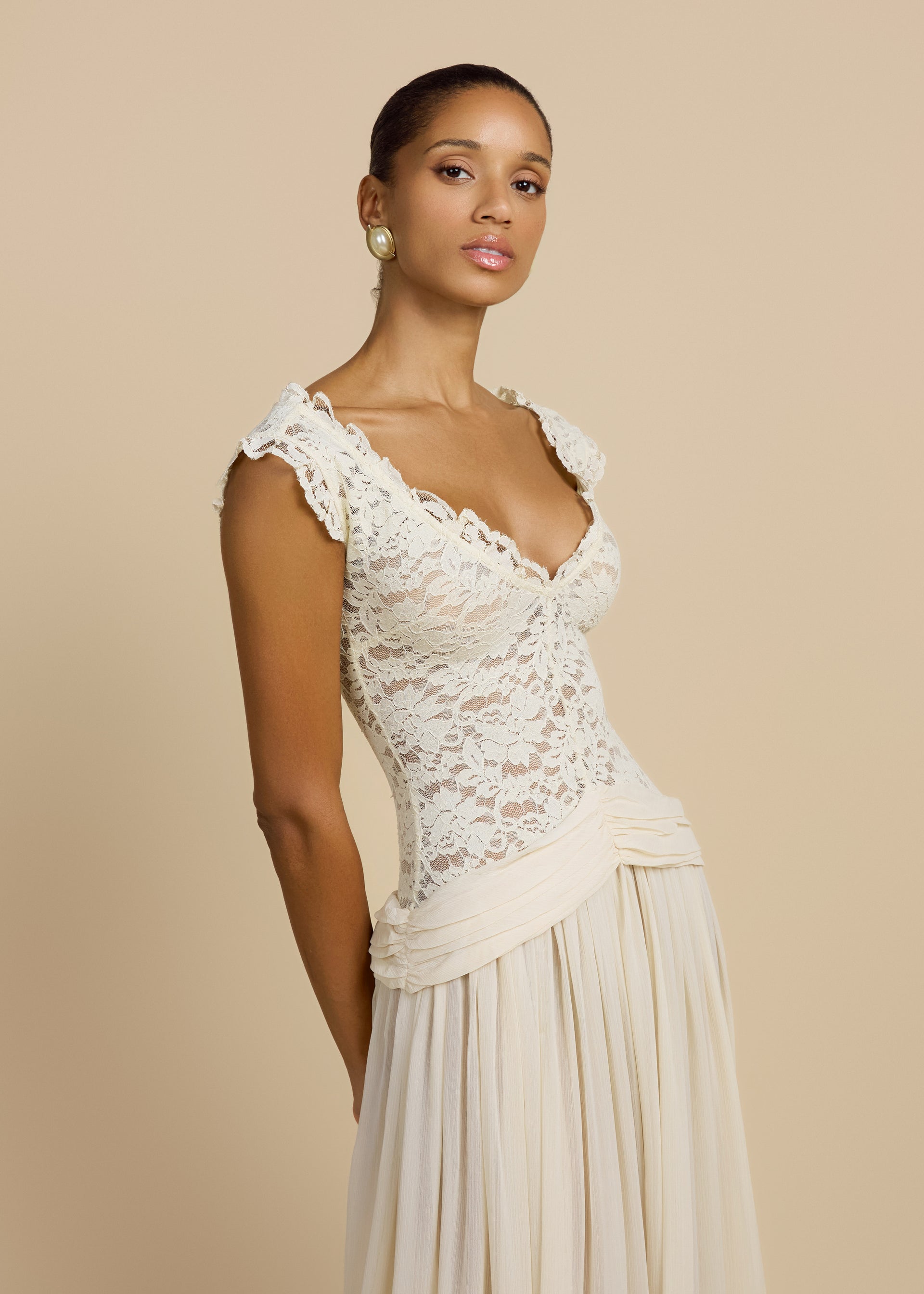 ARABELLA DRESS CREAM