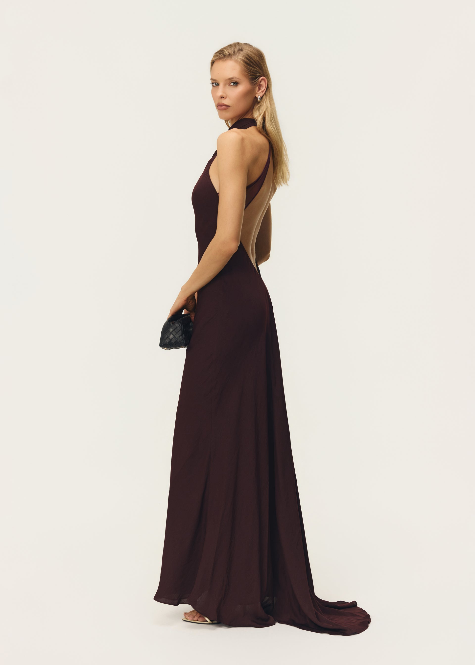 AVALINE DRESS PLUM