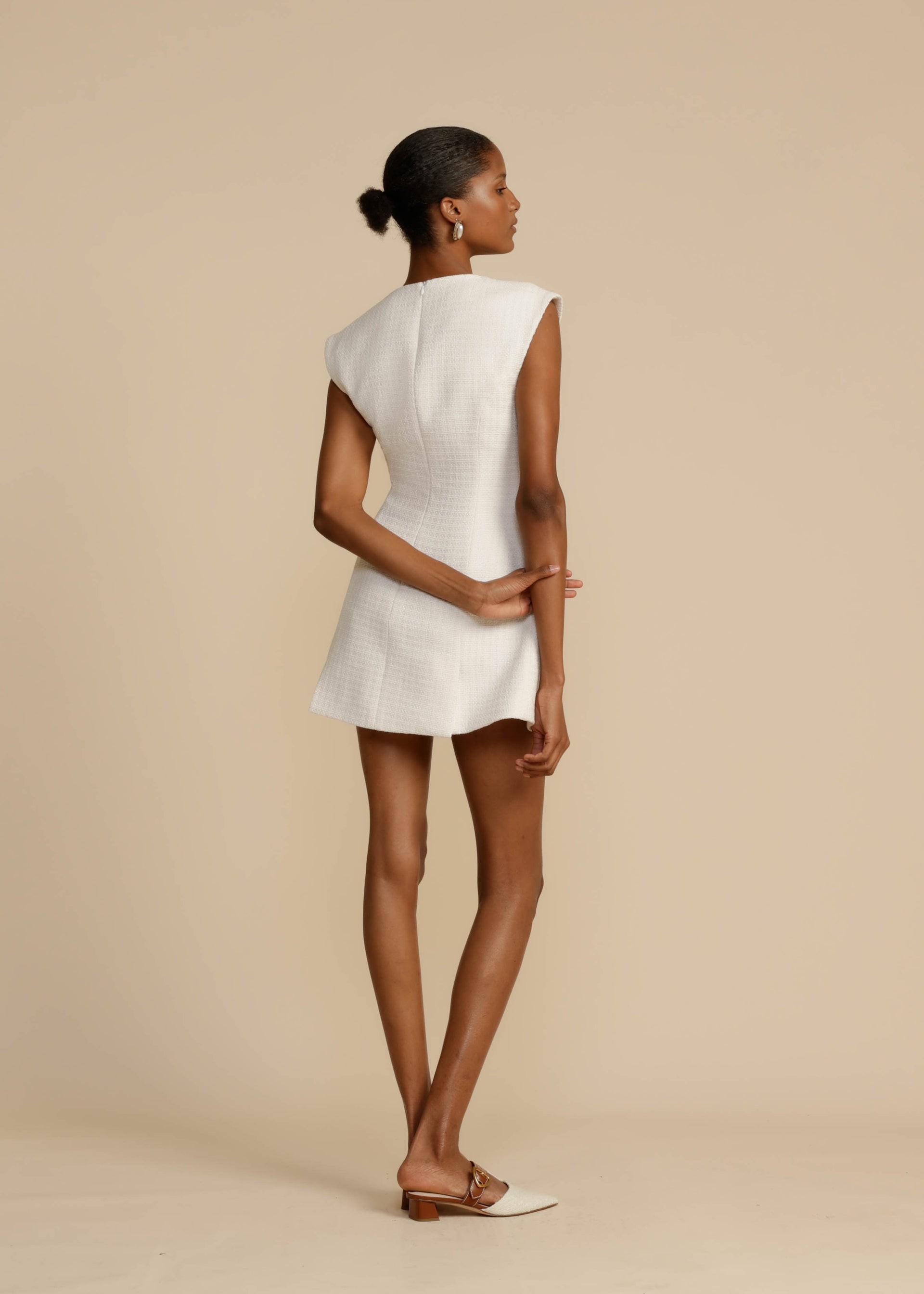 CAMILLE DRESS WHITE