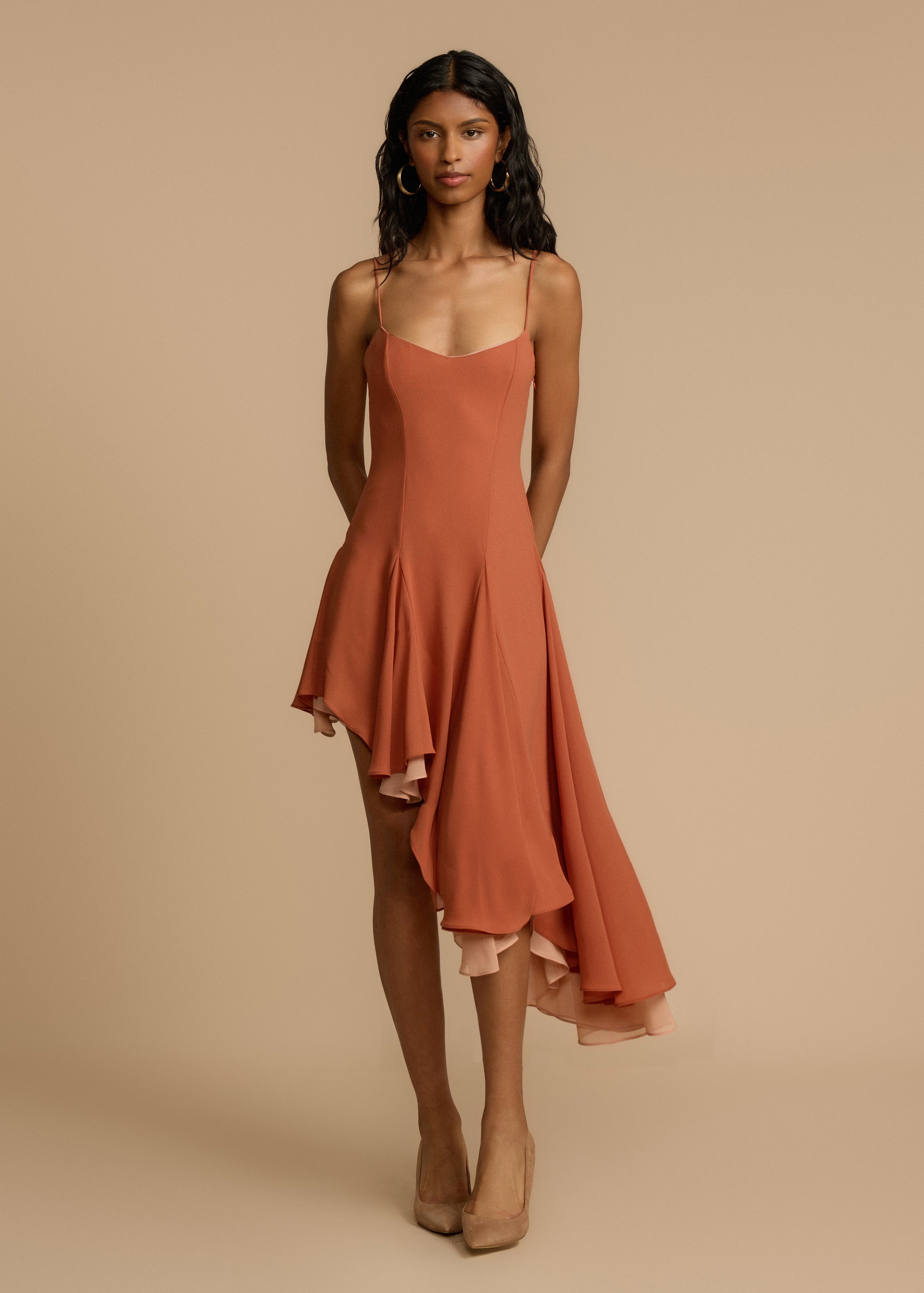 ARCINA ORI - Dana Dress Peach S | Luxury Designer Formal Dress | Elegant Peach Hue Dress ARCINA ORI - Dana Dress Peach S | Luxury Designer Formal Dress | Elegant Peach Hue Dress