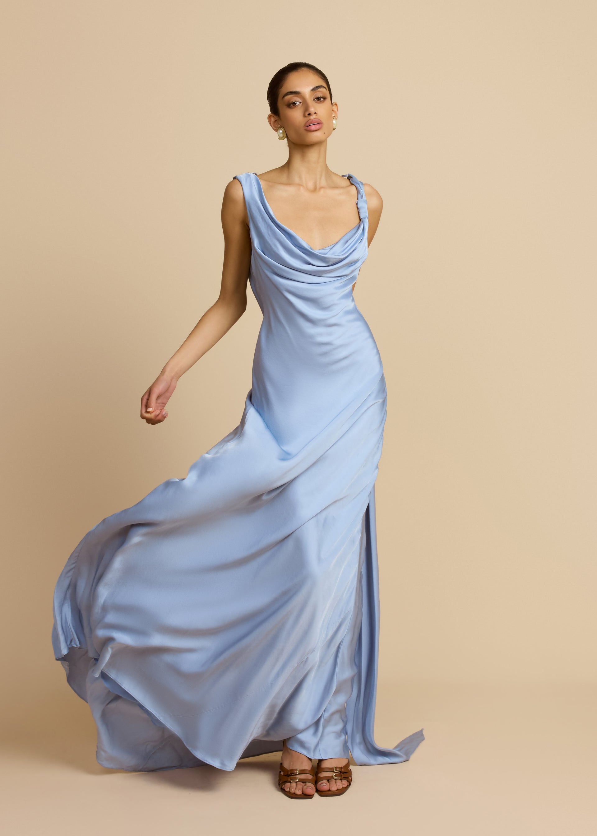 DARCY DRESS SKY BLUE