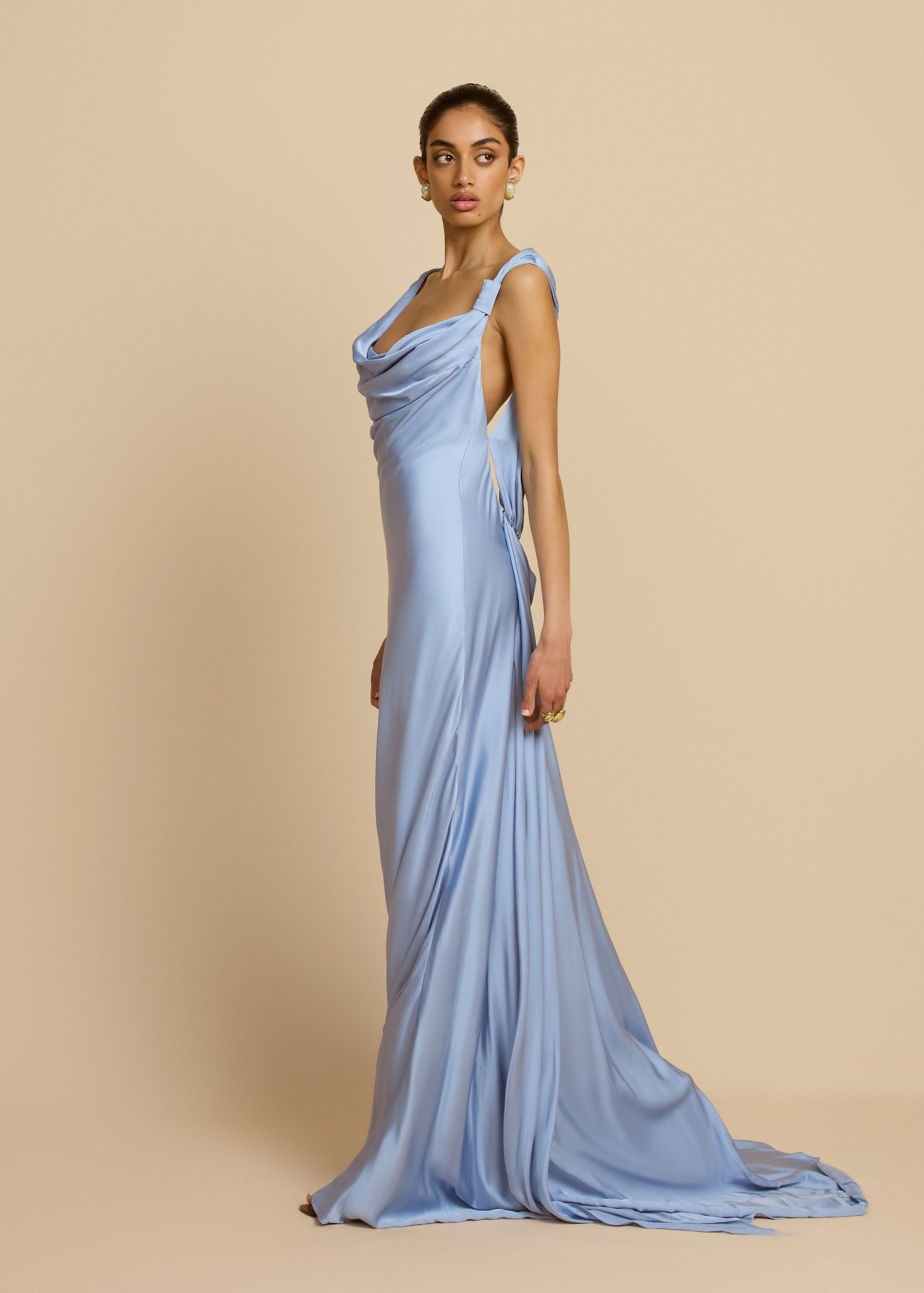 DARCY DRESS SKY BLUE ARCINA ORI DARCY DRESS SKY BLUE ARCINA ORI