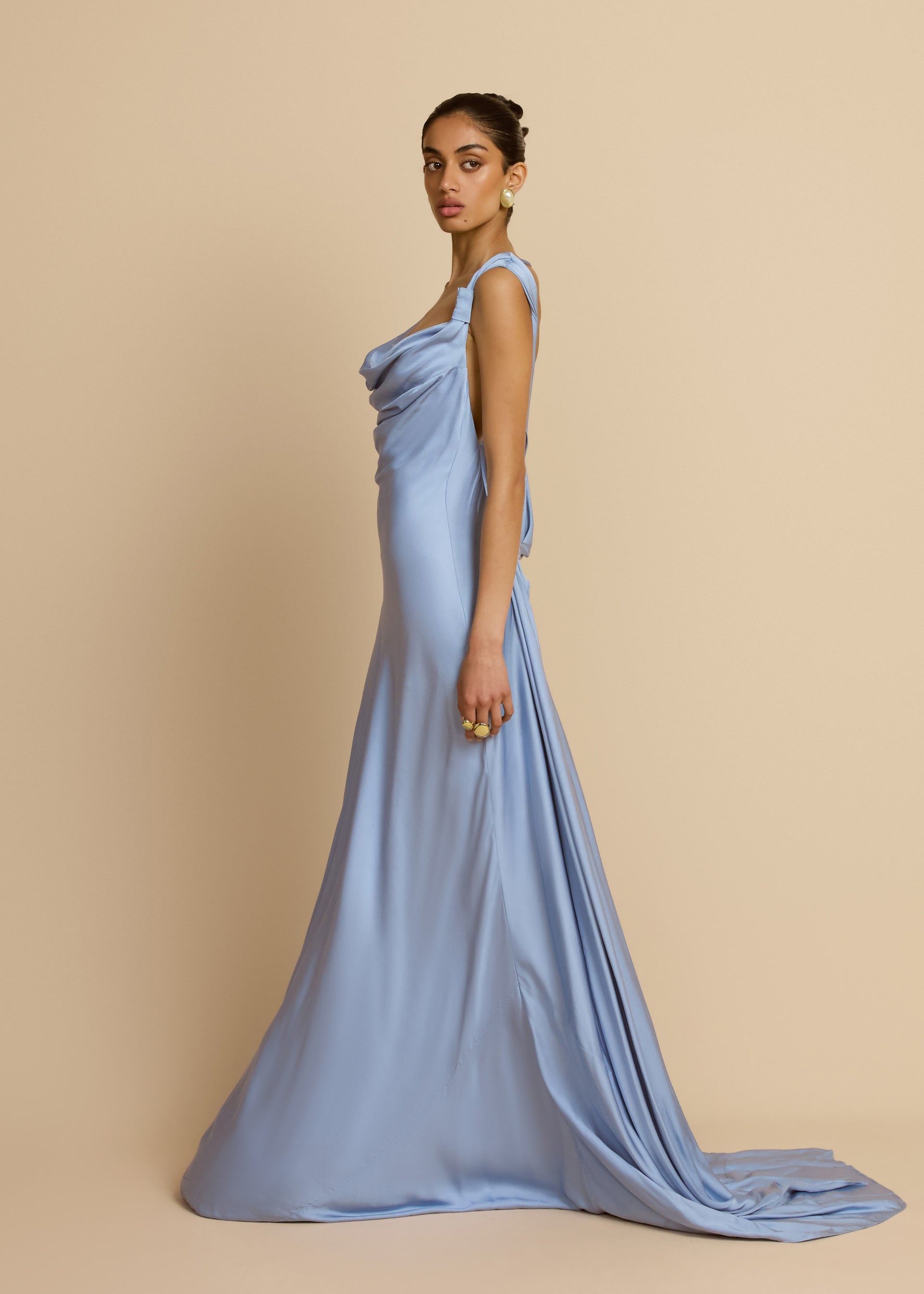 DARCY DRESS SKY BLUE