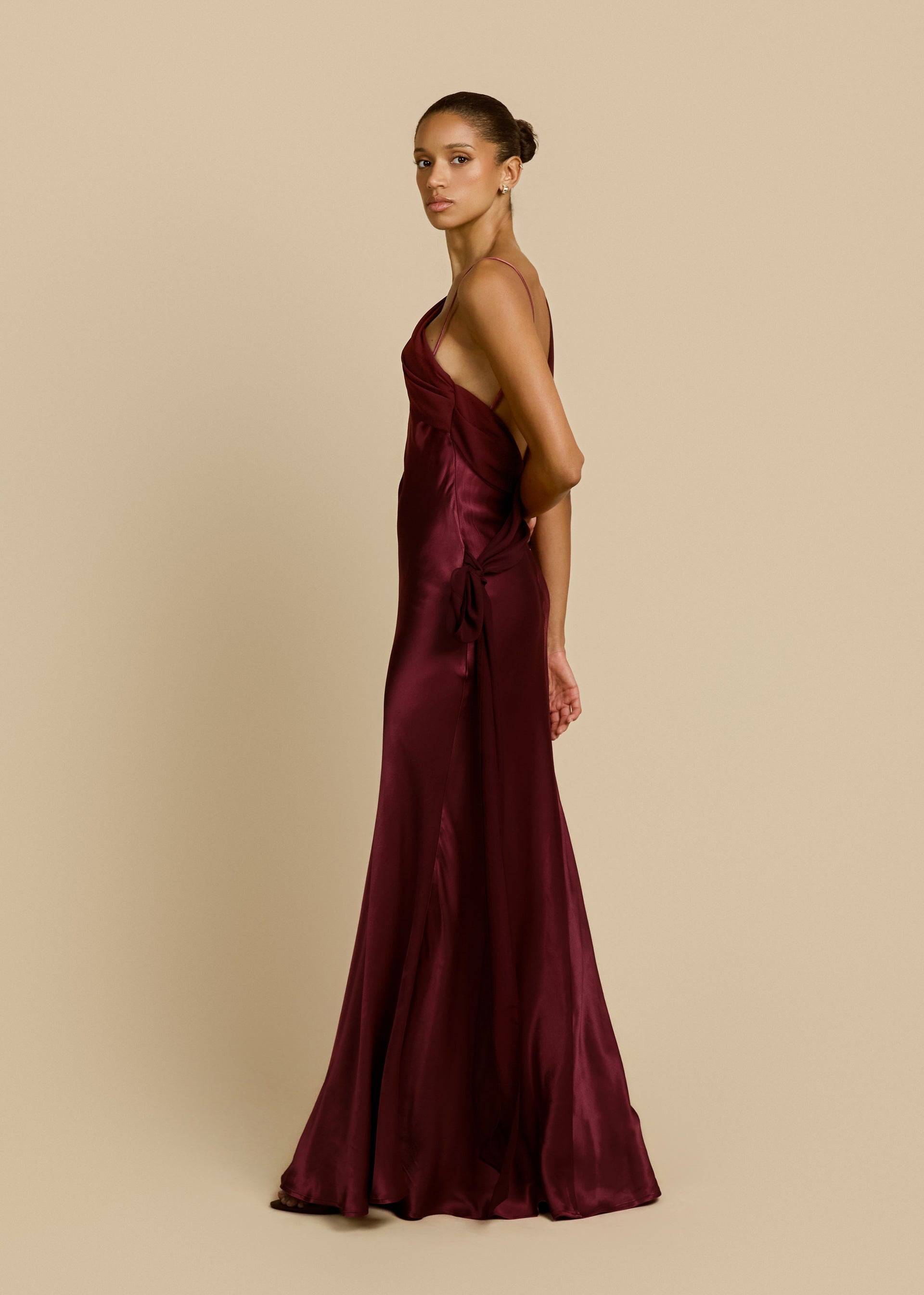 HELENA DRESS PLUM