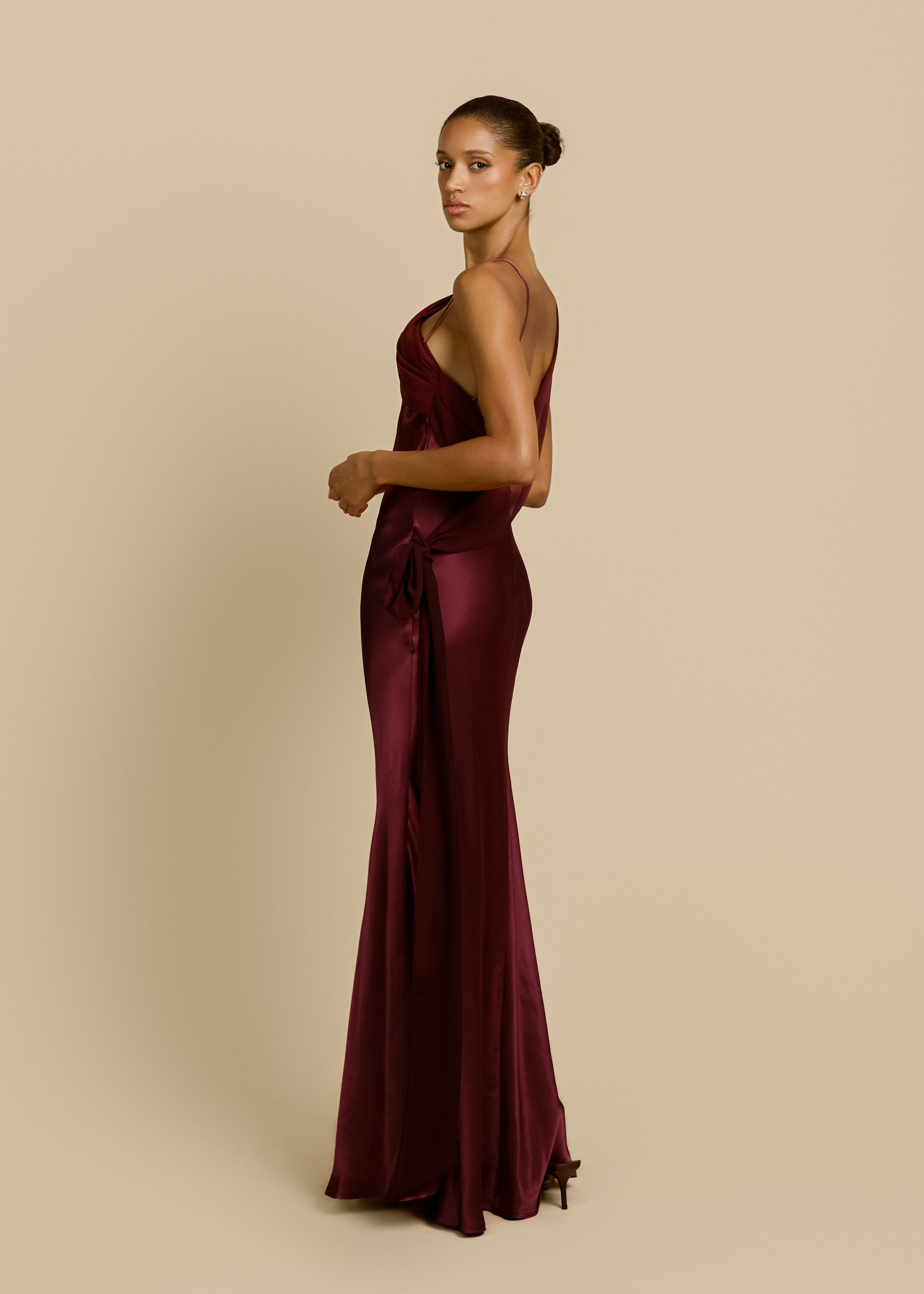 HELENA DRESS PLUM