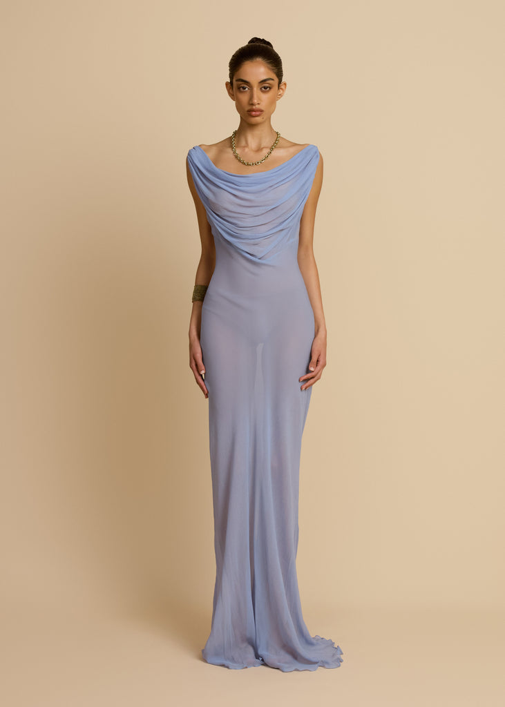 JORDANA DRESS SKY BLUE