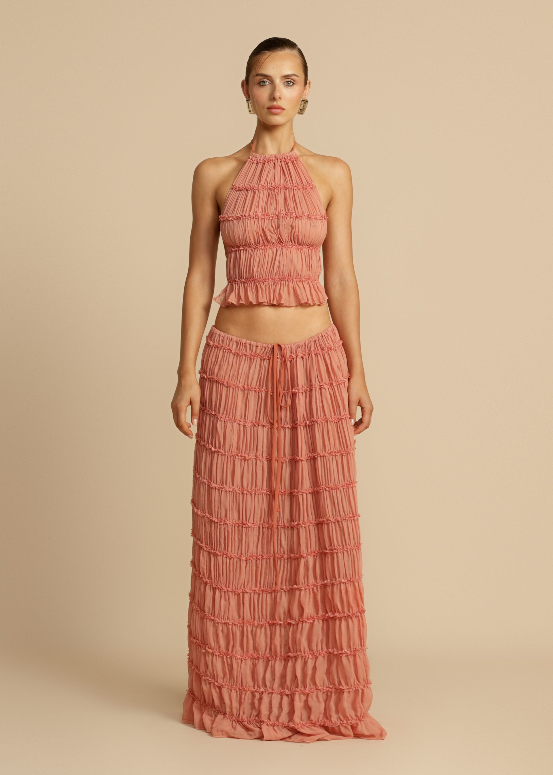 JULIETTE SKIRT PEACH