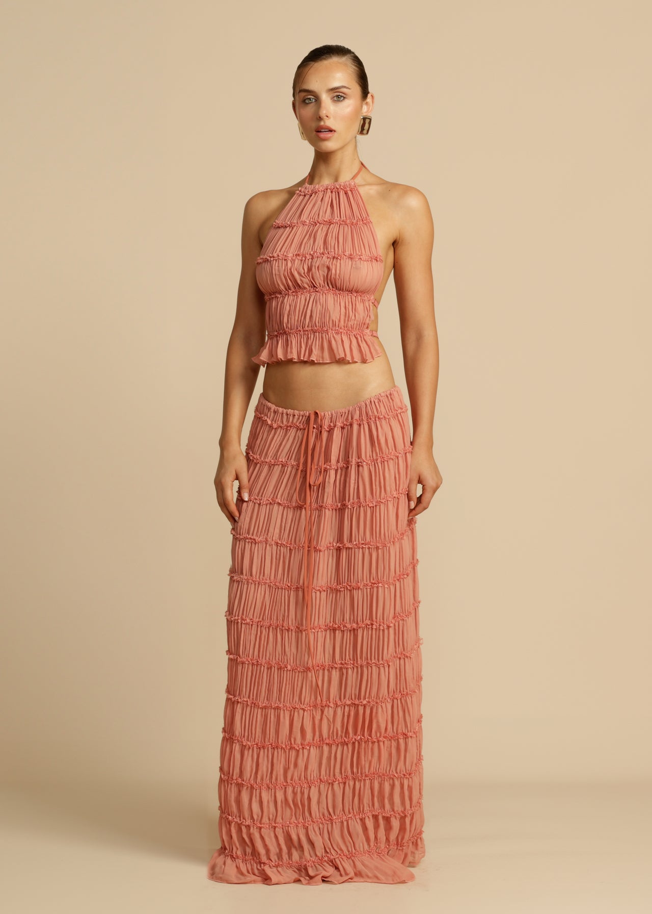 JULIETTE SKIRT PEACH