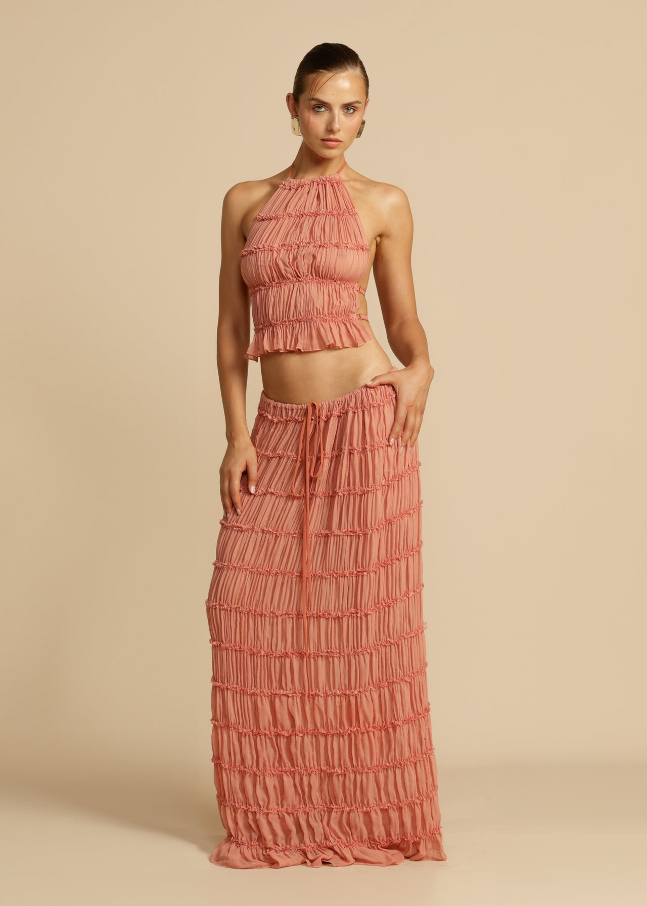 JULIETTE SKIRT PEACH