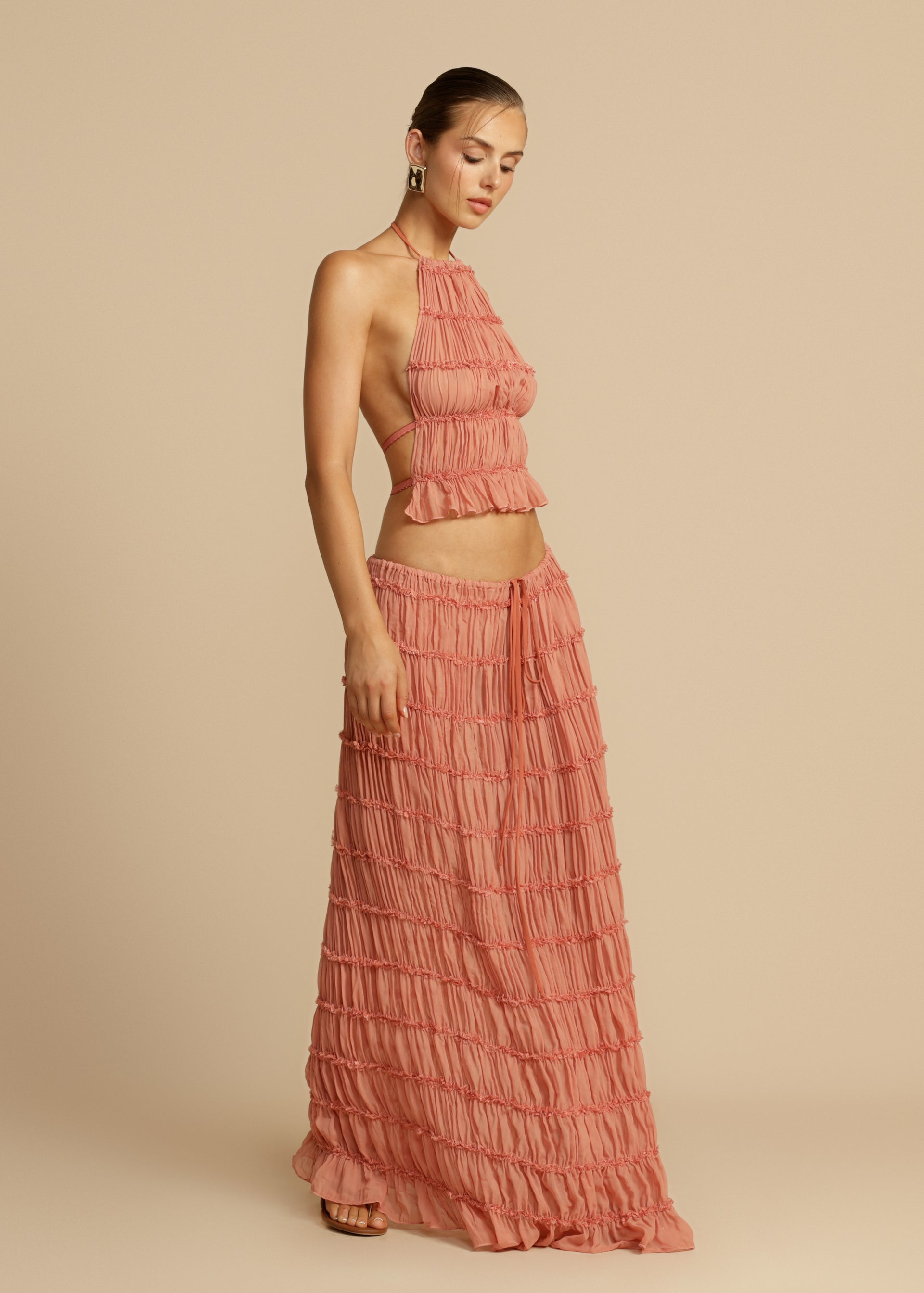JULIETTE SKIRT PEACH