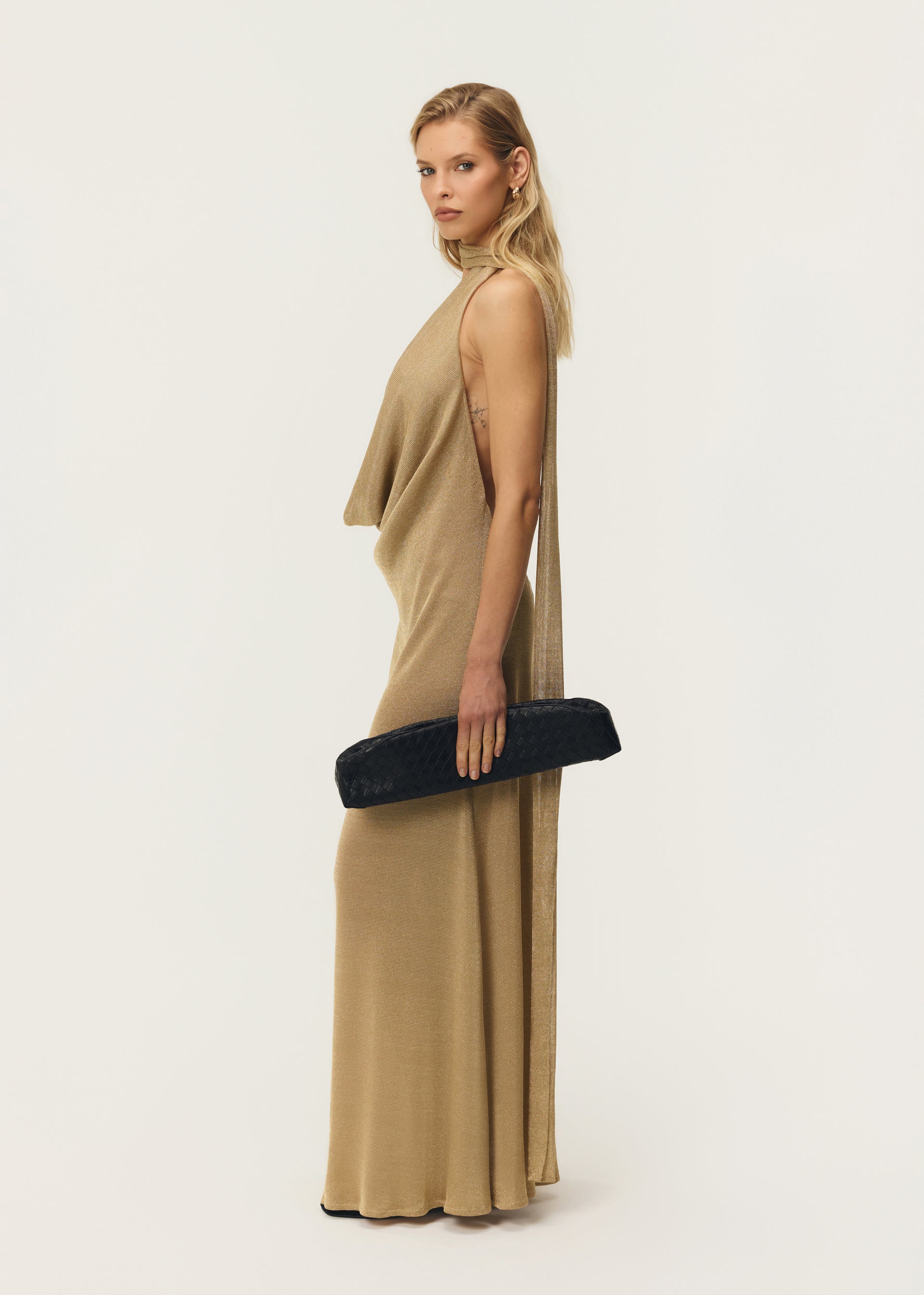 KAIA DRESS GOLD