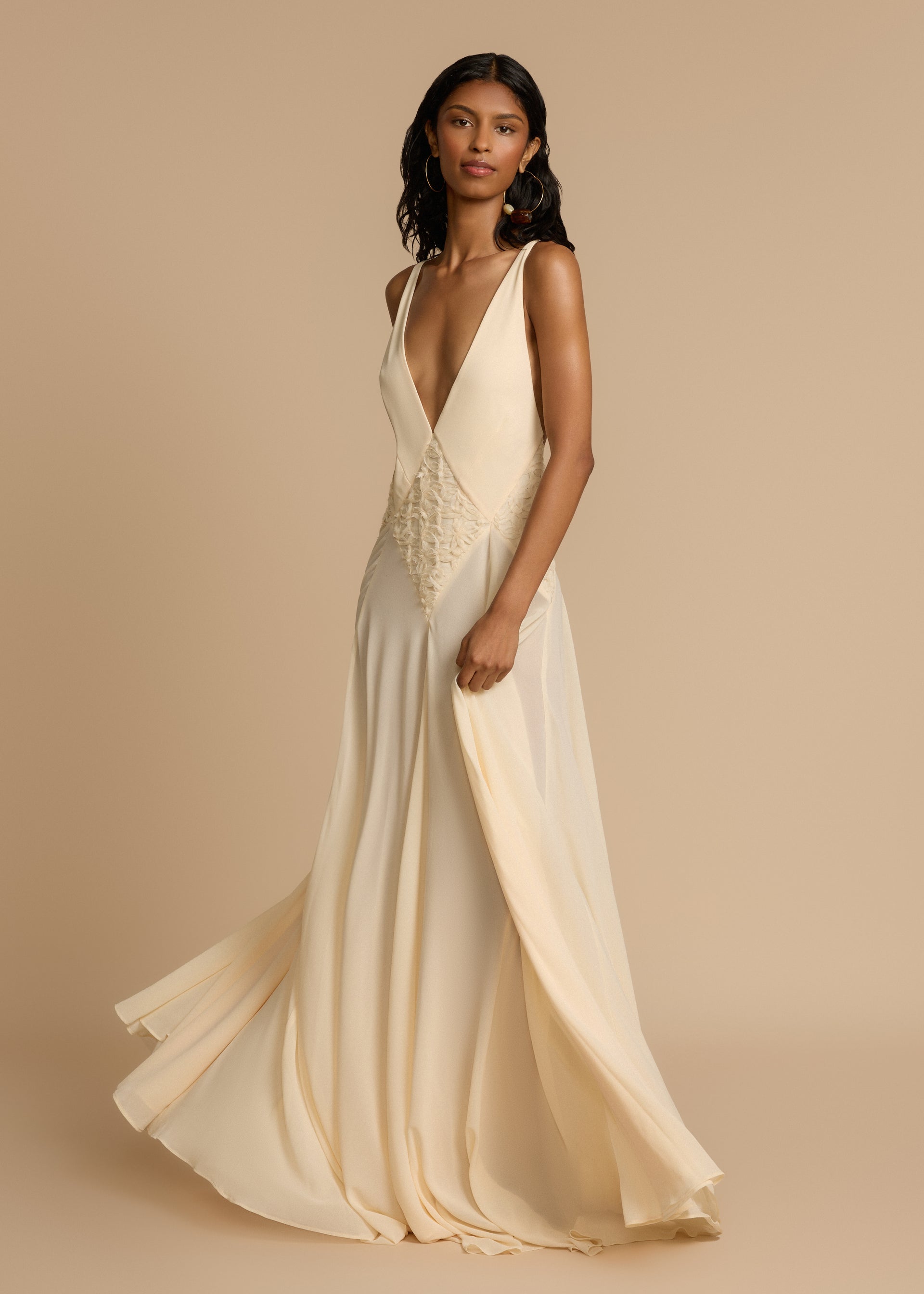 dress in cream LAVINIA DRESS CREAM – ARCINA ORI