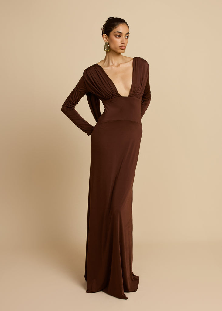 LUCIA DRESS CACAO
