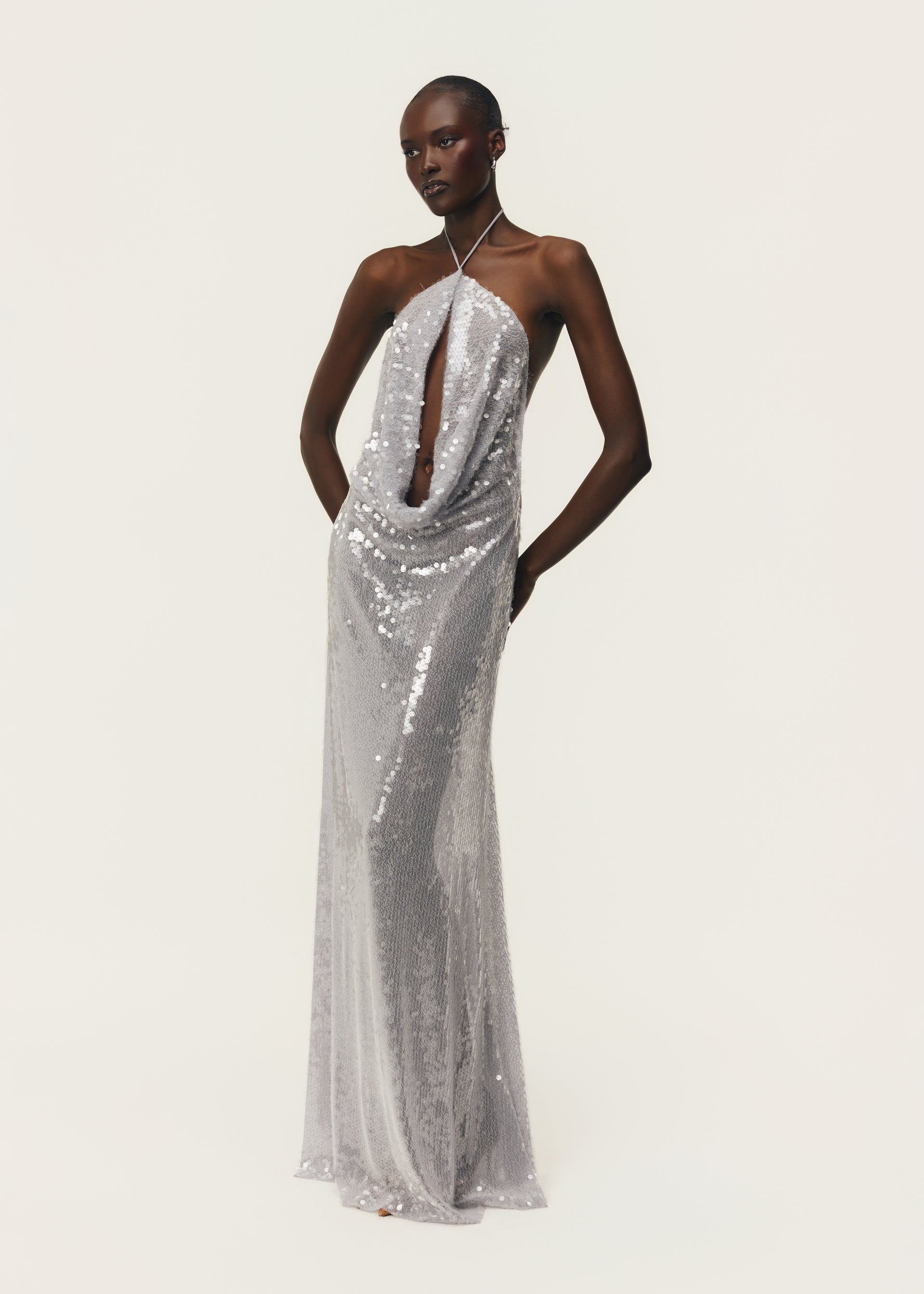 LUKA DRESS SILVER
