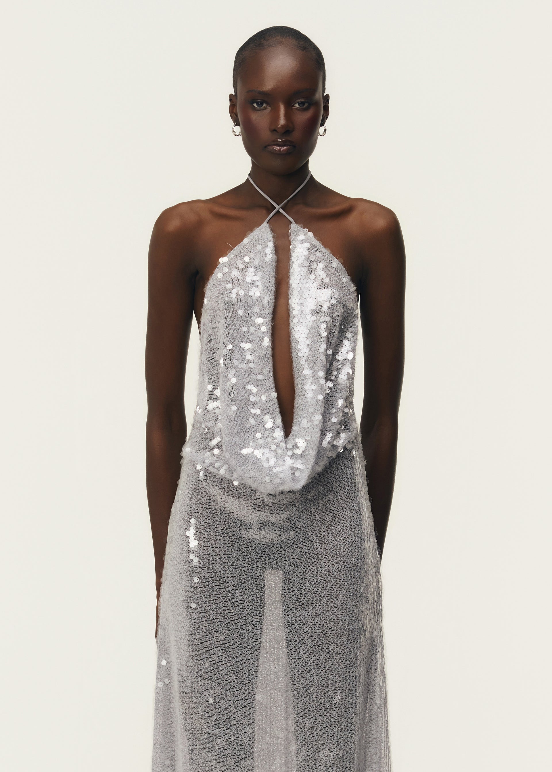 LUKA DRESS SILVER