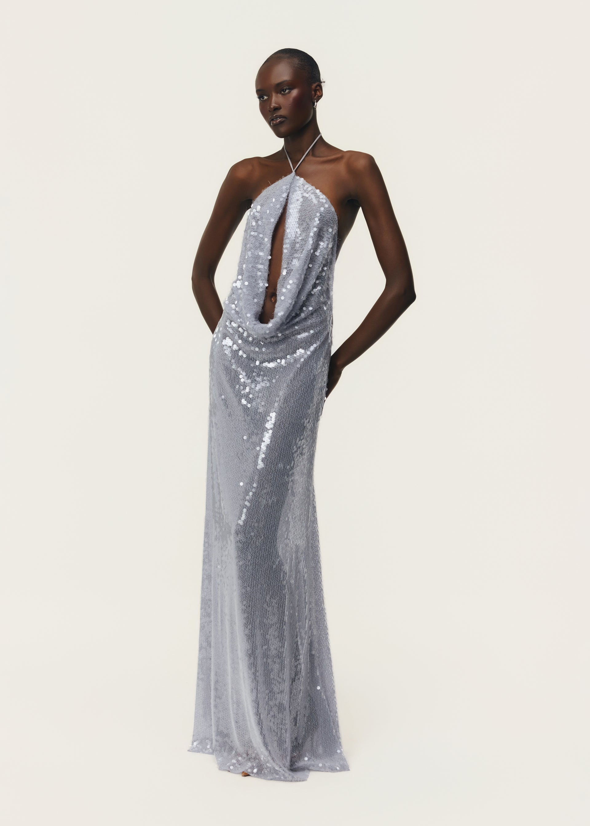 LUKA DRESS SILVER