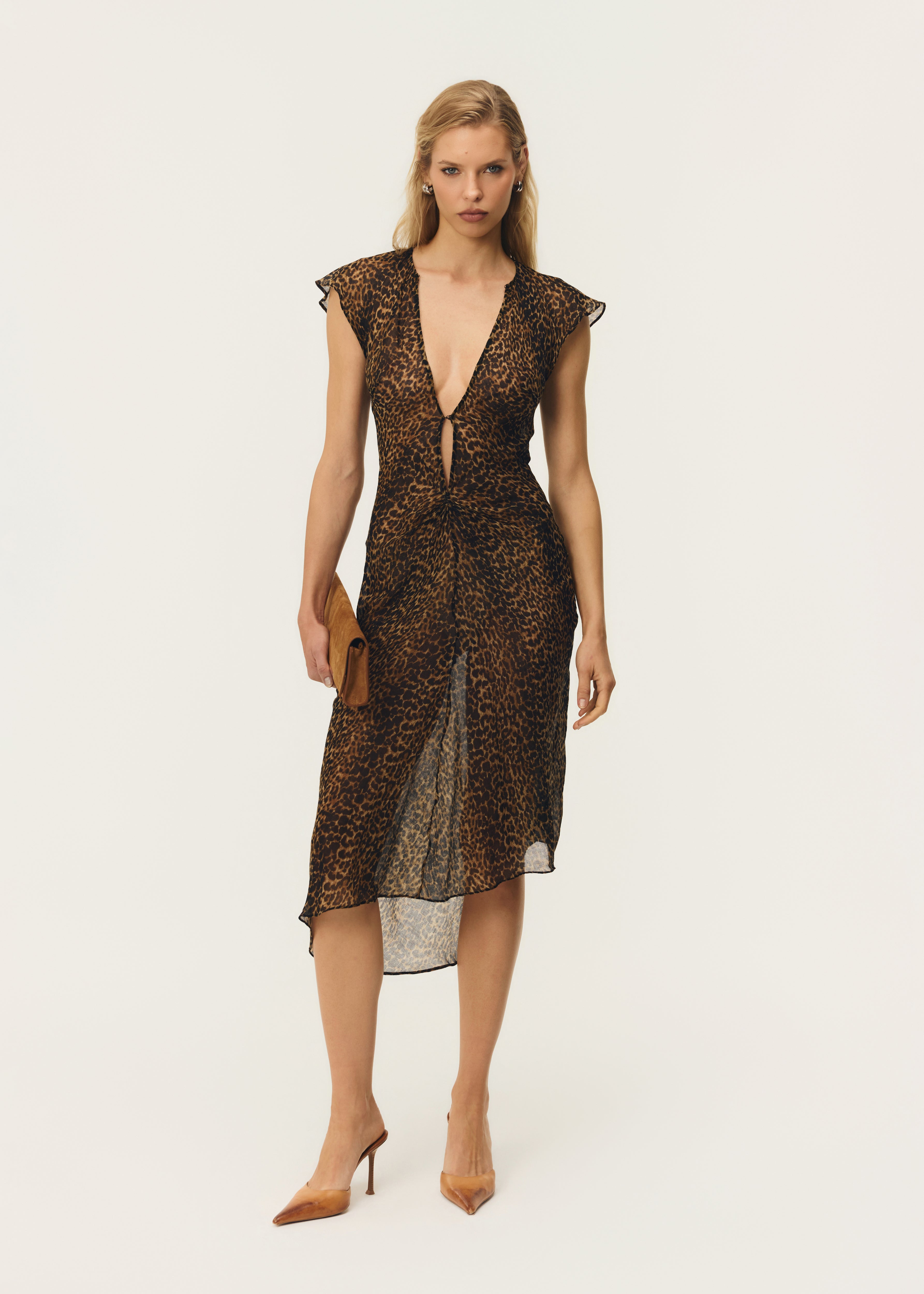 MARGAUX DRESS LEOPARD