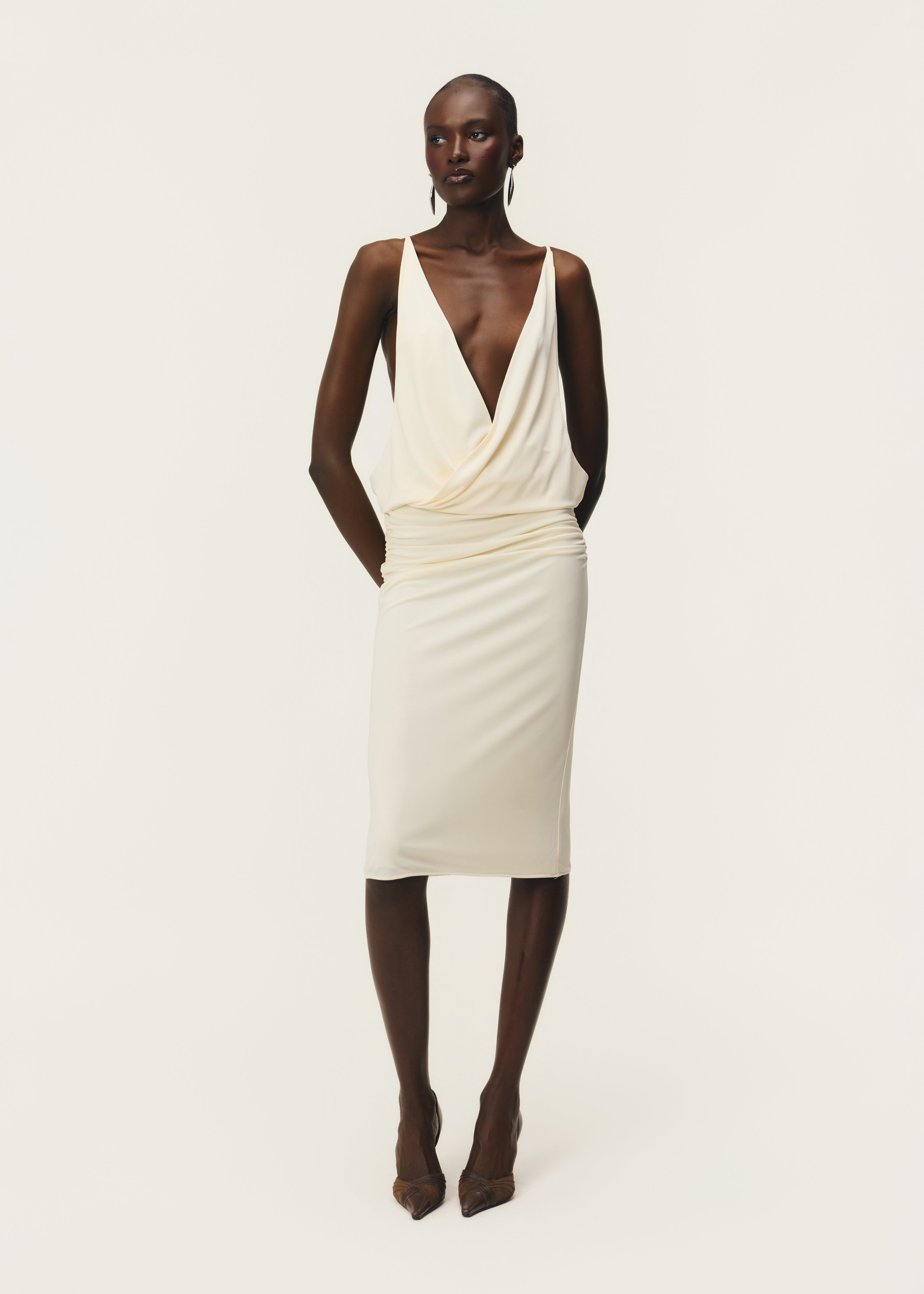 MAYA DRESS BONE