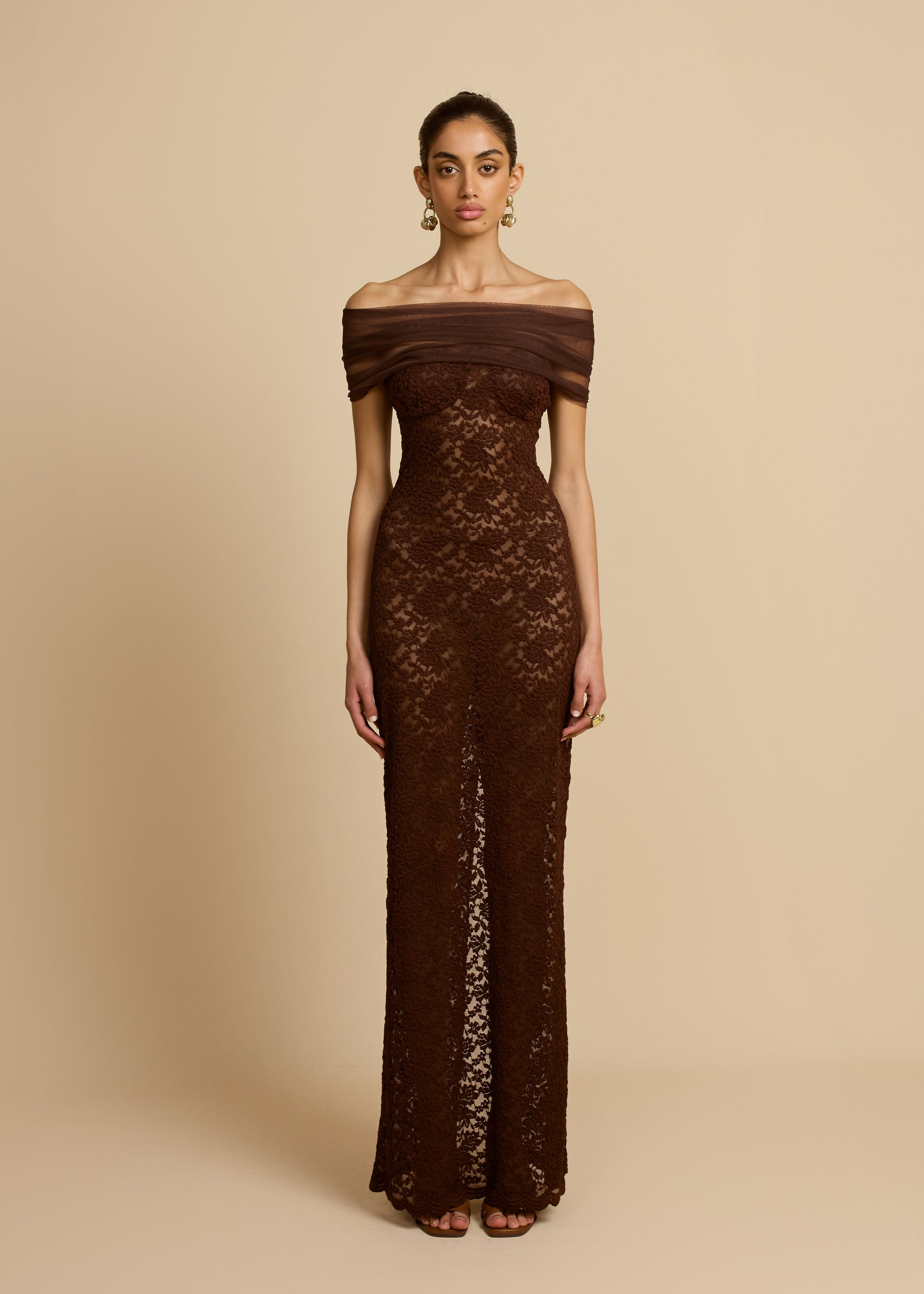 MILANA DRESS CHOCOLATE