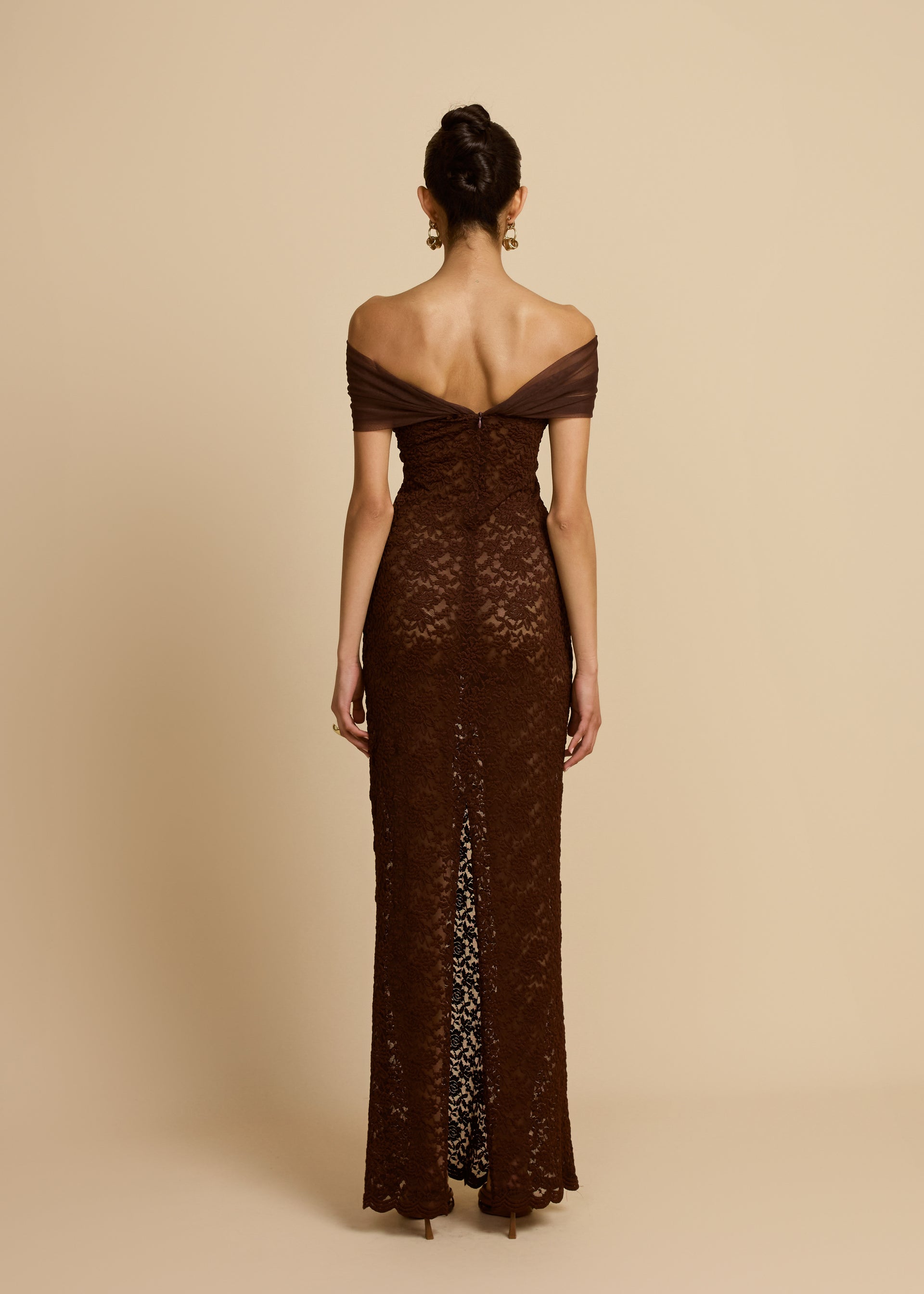 MILANA DRESS CHOCOLATE