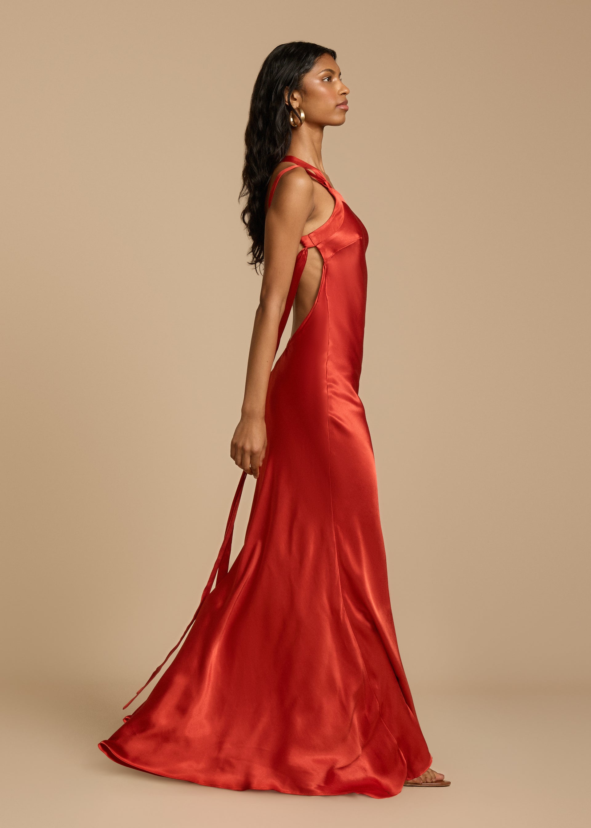 MONIQUE DRESS RUST – ARCINA ORI MONIQUE DRESS RUST – ARCINA ORI