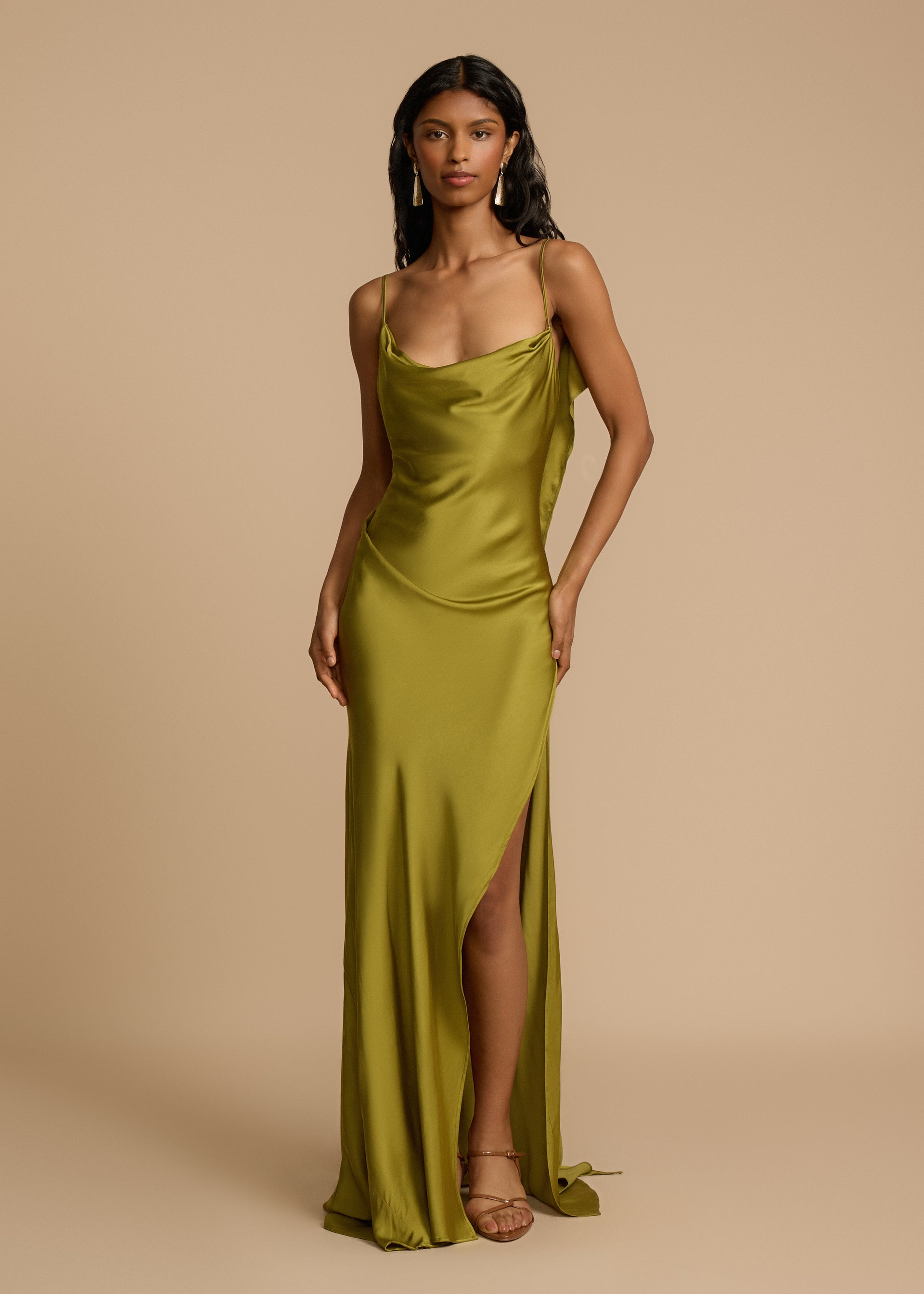 ODESSA DRESS PISTACHIO