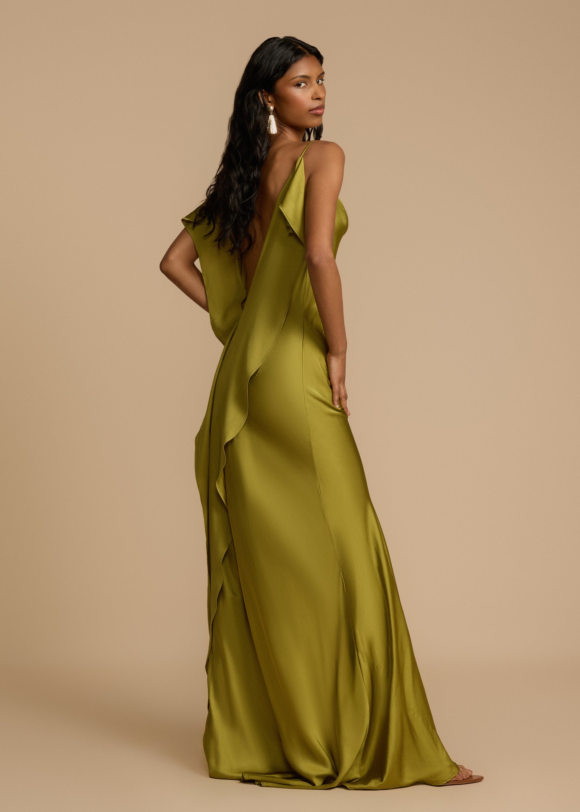 ODESSA DRESS PISTACHIO