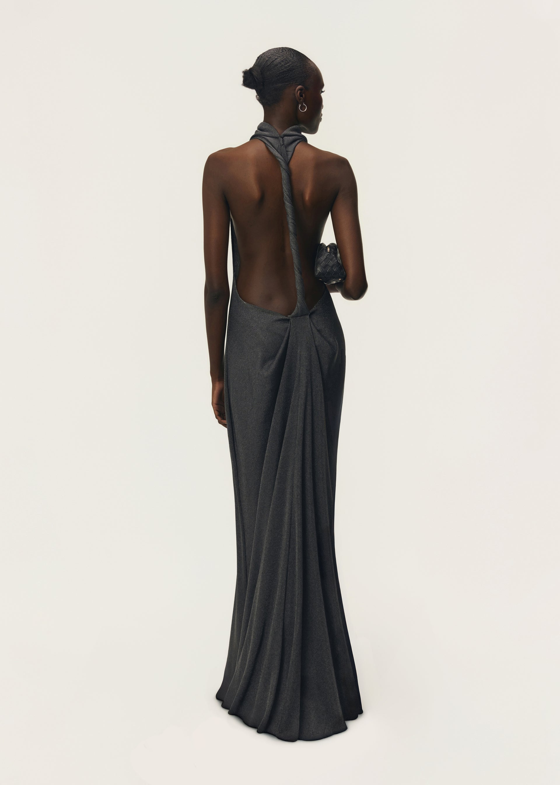ROMY DRESS CHROME METALLIC