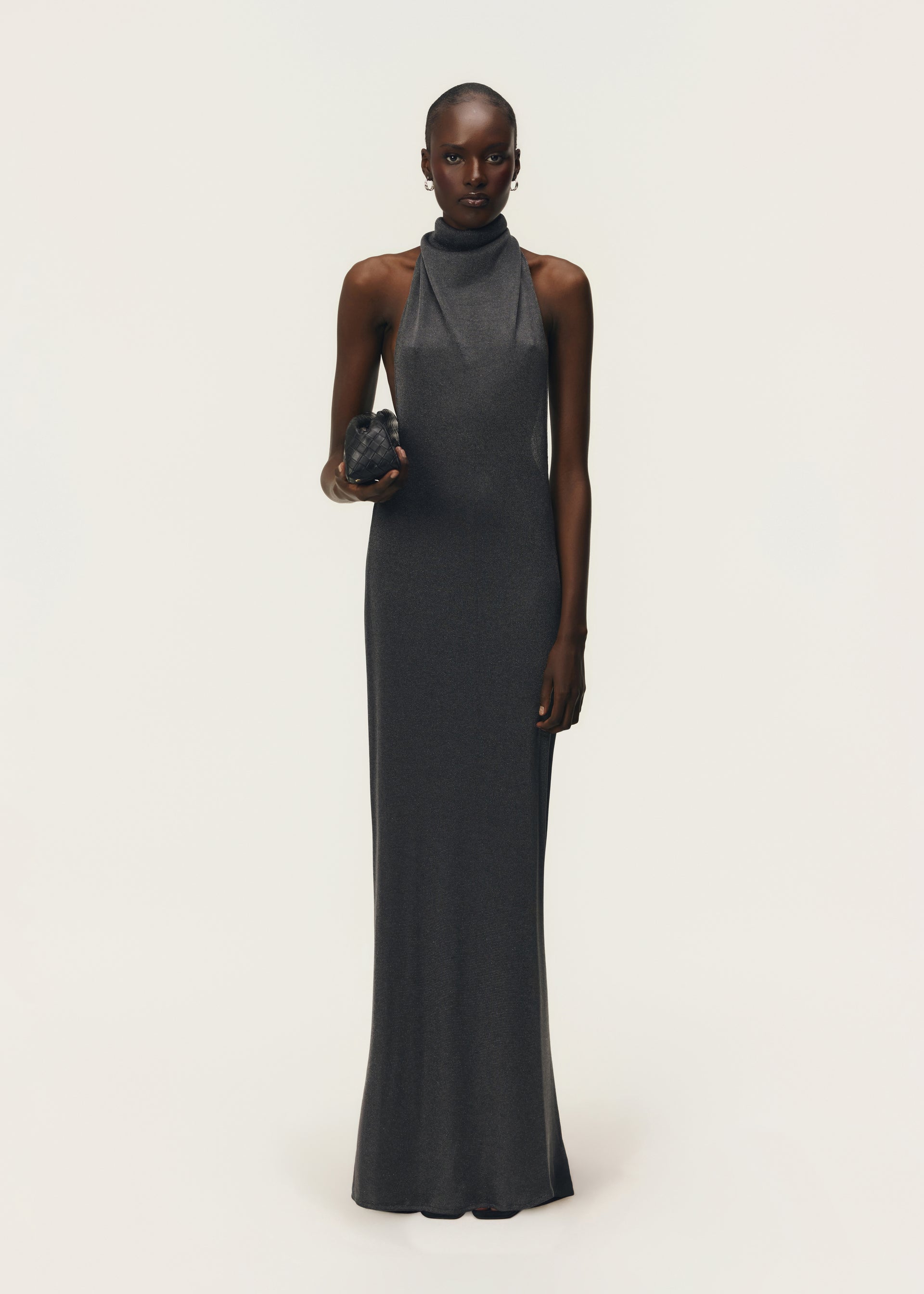 ROMY DRESS CHROME METALLIC