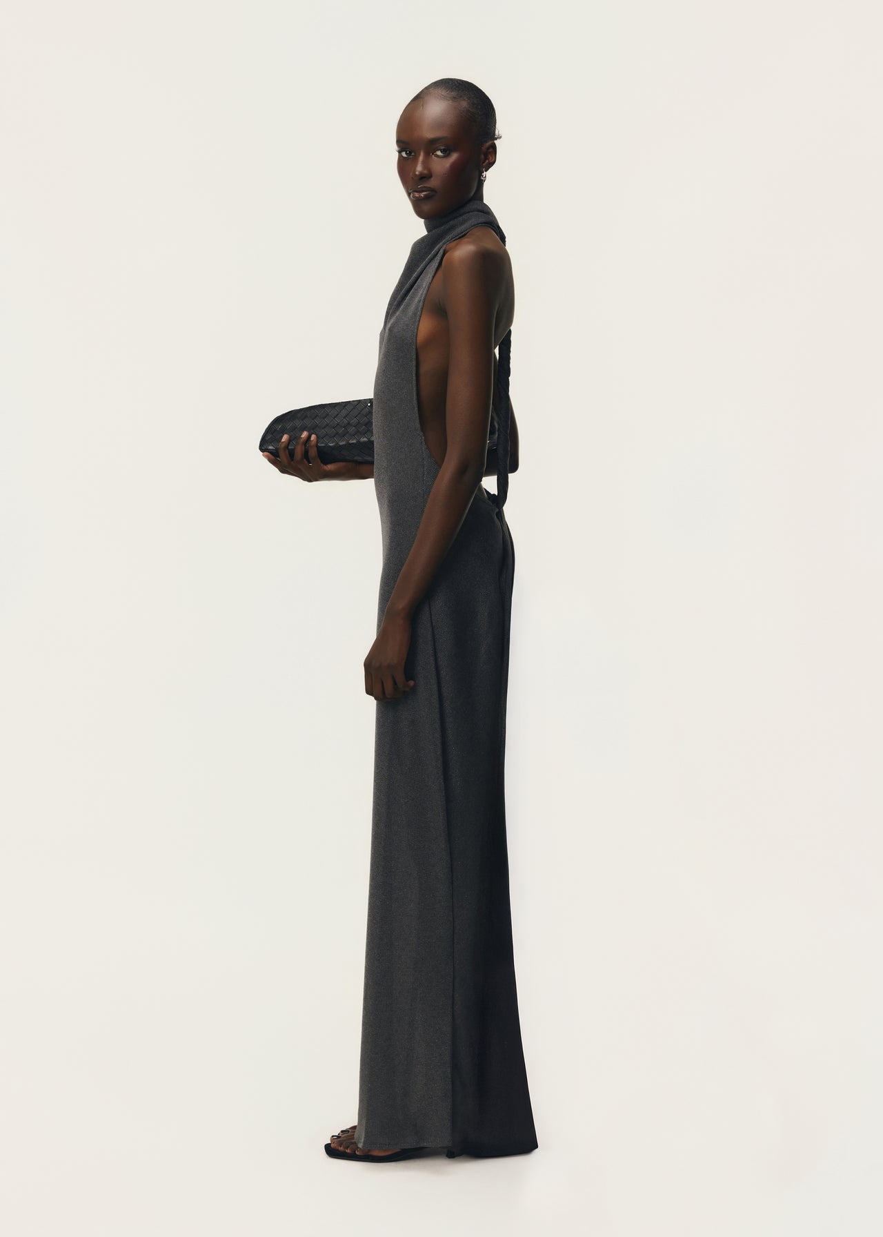 ROMY DRESS CHROME METALLIC